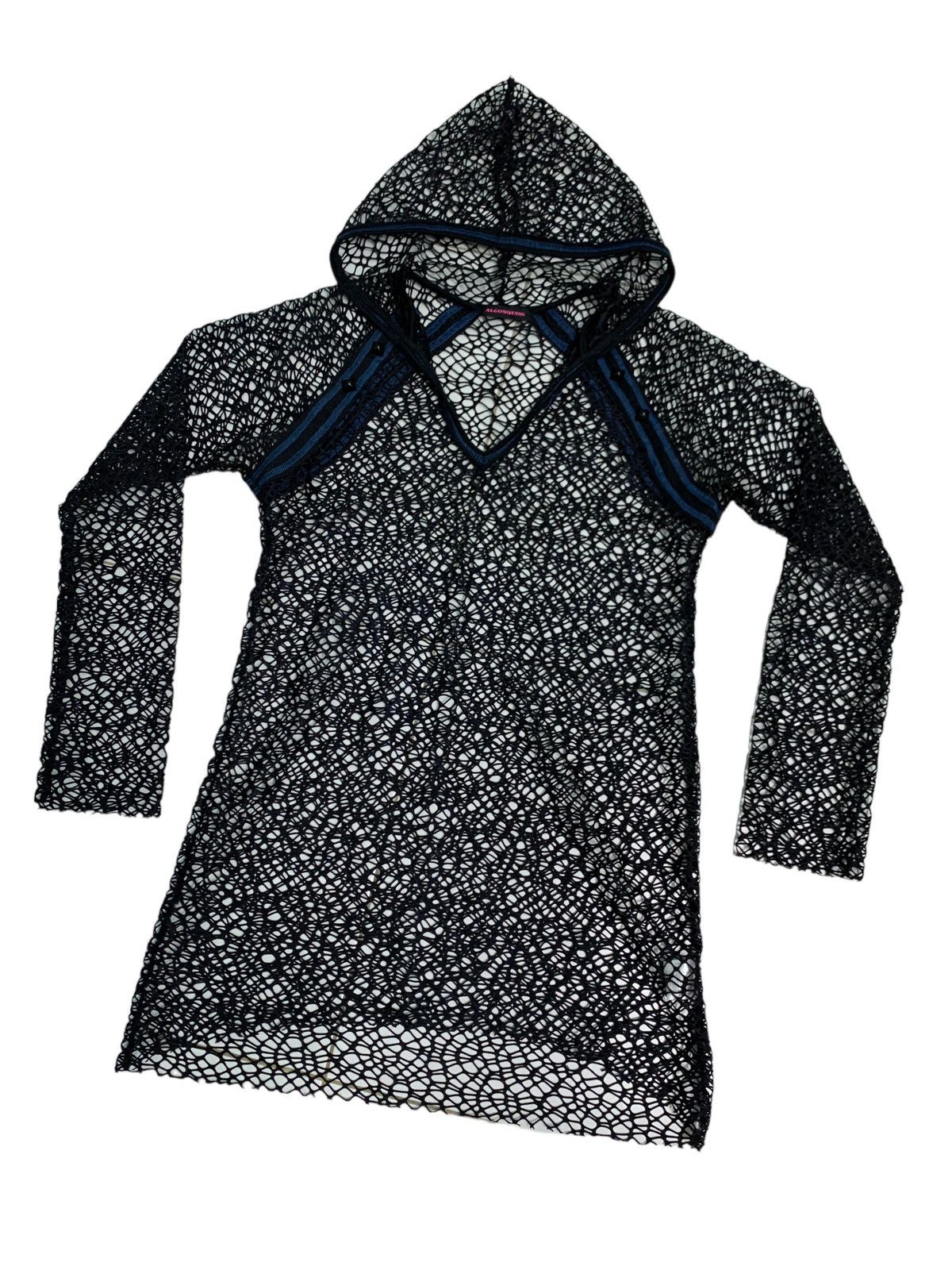 Hysteric Glamour 🔥Insane Design Japanese Brand ALGONQUINS Fish Net Hoodie Size US XS / EU 42 / 0 - 3 Thumbnail