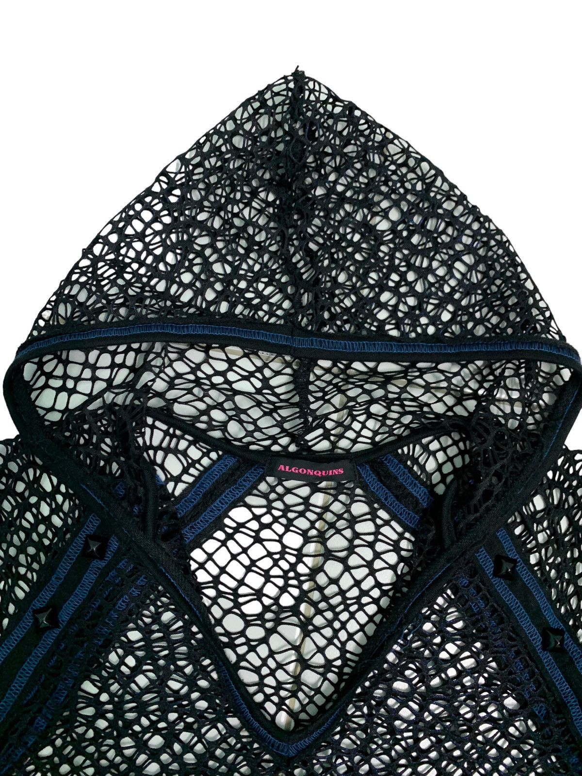 Hysteric Glamour 🔥Insane Design Japanese Brand ALGONQUINS Fish Net Hoodie Size US XS / EU 42 / 0 - 12 Thumbnail