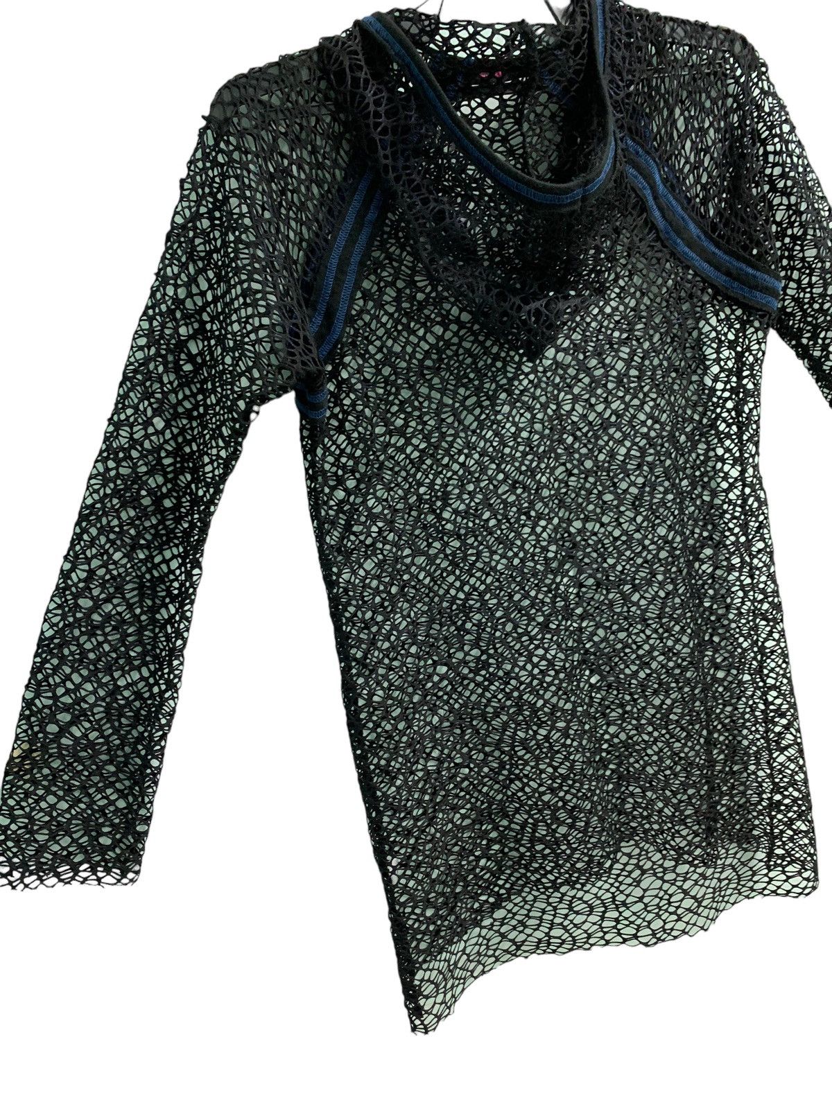 Hysteric Glamour 🔥Insane Design Japanese Brand ALGONQUINS Fish Net Hoodie Size US XS / EU 42 / 0 - 2 Thumbnail