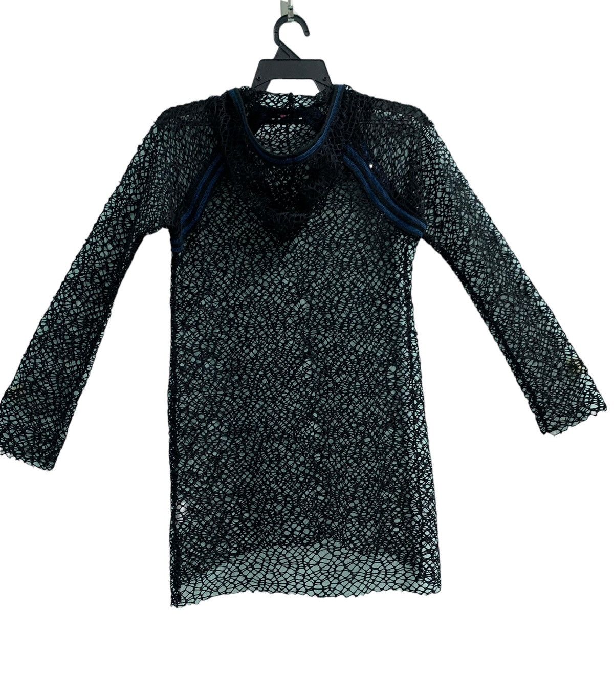 Hysteric Glamour 🔥Insane Design Japanese Brand ALGONQUINS Fish Net Hoodie Size US XS / EU 42 / 0 - 8 Thumbnail