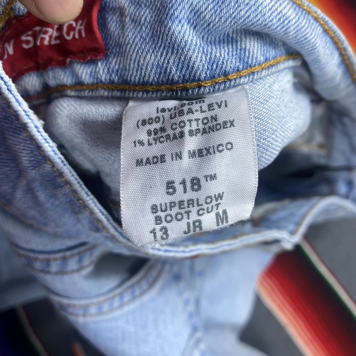 Levi's Vintage Levi’s 518 Y2k Superflow Bootcut Denim Size US 37 - 12 Thumbnail