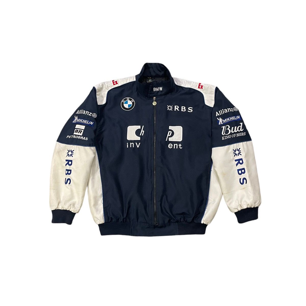 Bmw BMW Williams F1 Team Racing Light Bomber Jacket | Grailed