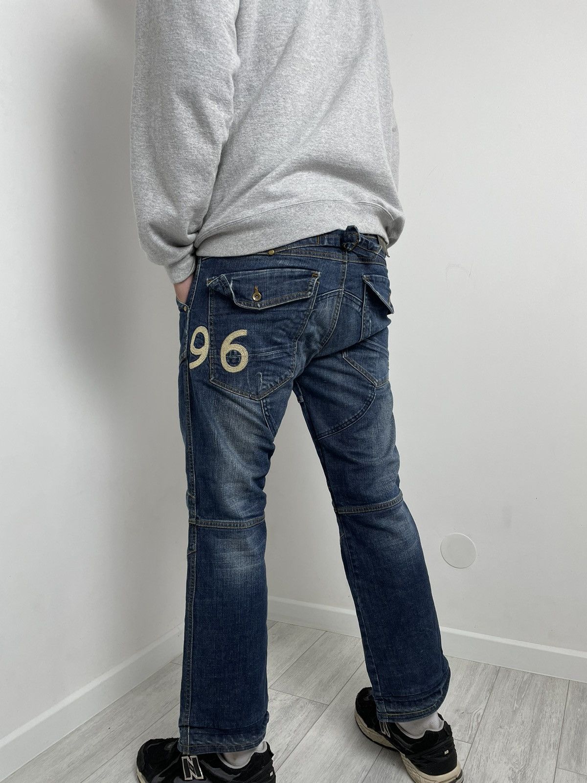 G-Star × Japanese Brand Gstar Raw Cargo pants GS 3301 Denim Casual multi pocket Size US 32 / EU 48 - 1 Thumbnail