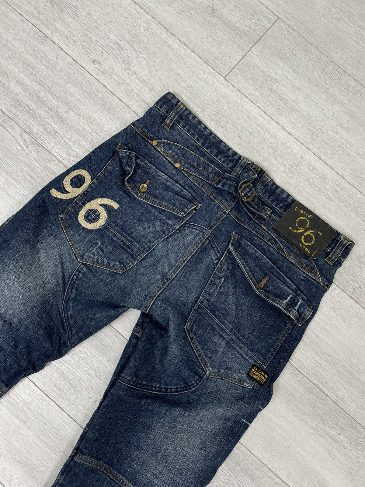 G-Star × Japanese Brand Gstar Raw Cargo pants GS 3301 Denim Casual multi pocket Size US 32 / EU 48 - 3 Thumbnail