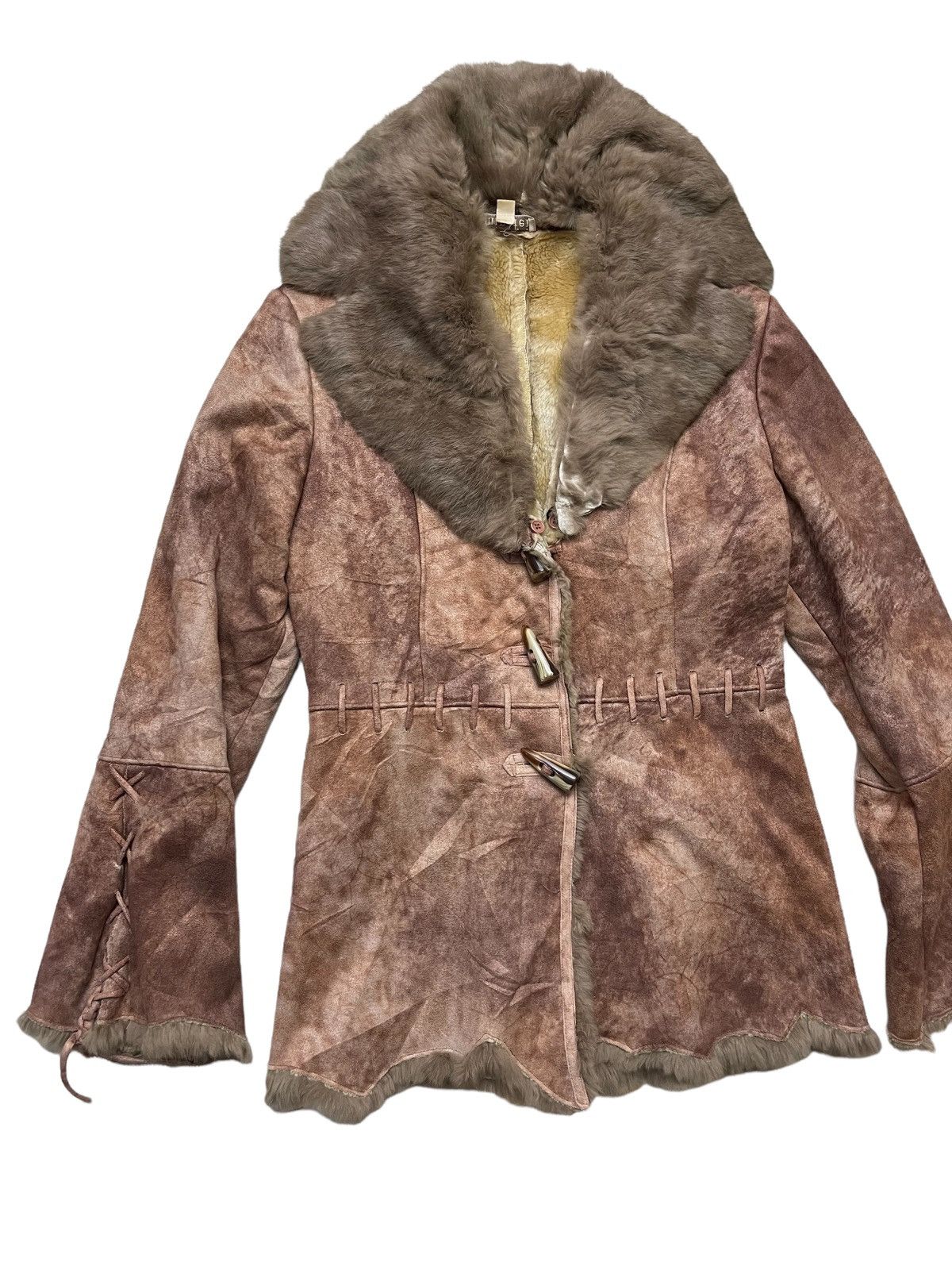 Vintage Vintage faux fur Moleskin Jacket Size S / US 4 / IT 40 - 5 Thumbnail