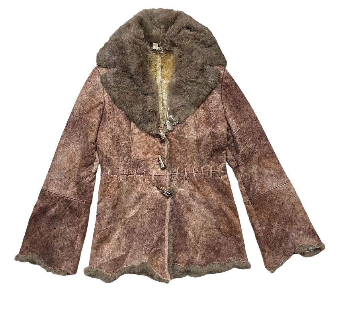 Vintage Vintage faux fur Moleskin Jacket Size S / US 4 / IT 40 - 3 Thumbnail