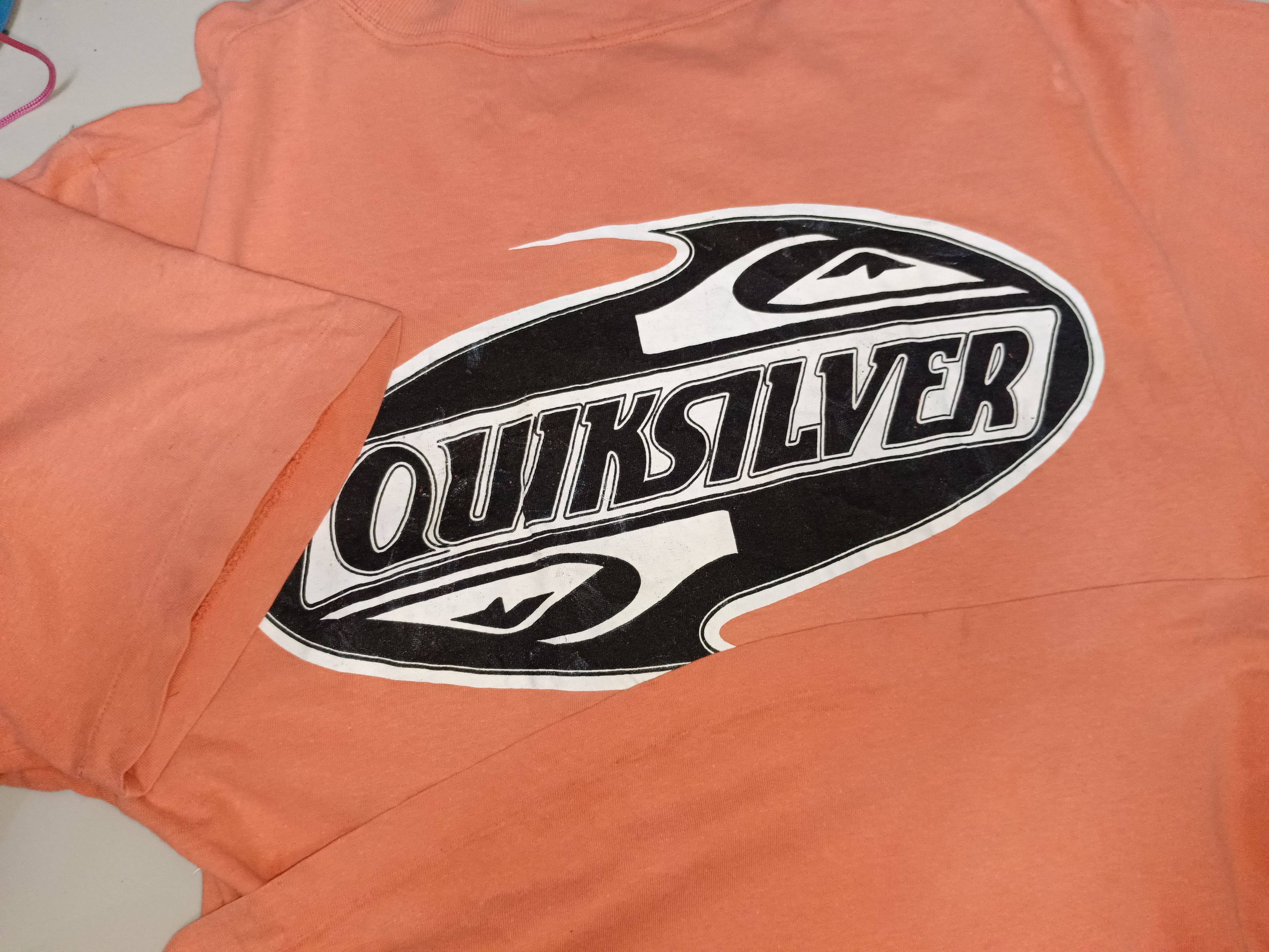 Quiksilver × Vintage Vintage Quicksilver Big Logo T-shirt Size US M / EU 48-50 / 2 - 4 Thumbnail