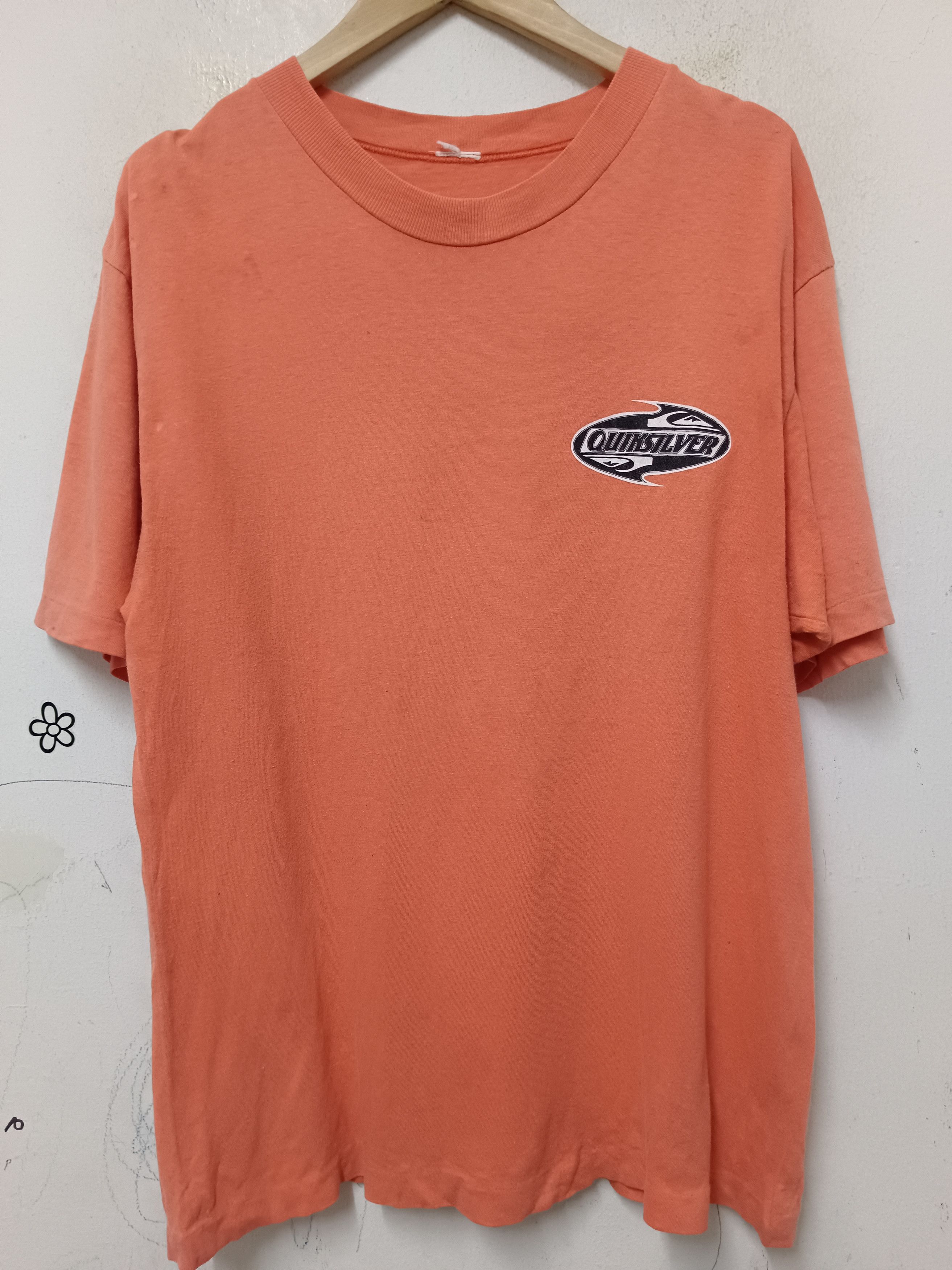 Quiksilver × Vintage Vintage Quicksilver Big Logo T-shirt Size US M / EU 48-50 / 2 - 2 Thumbnail