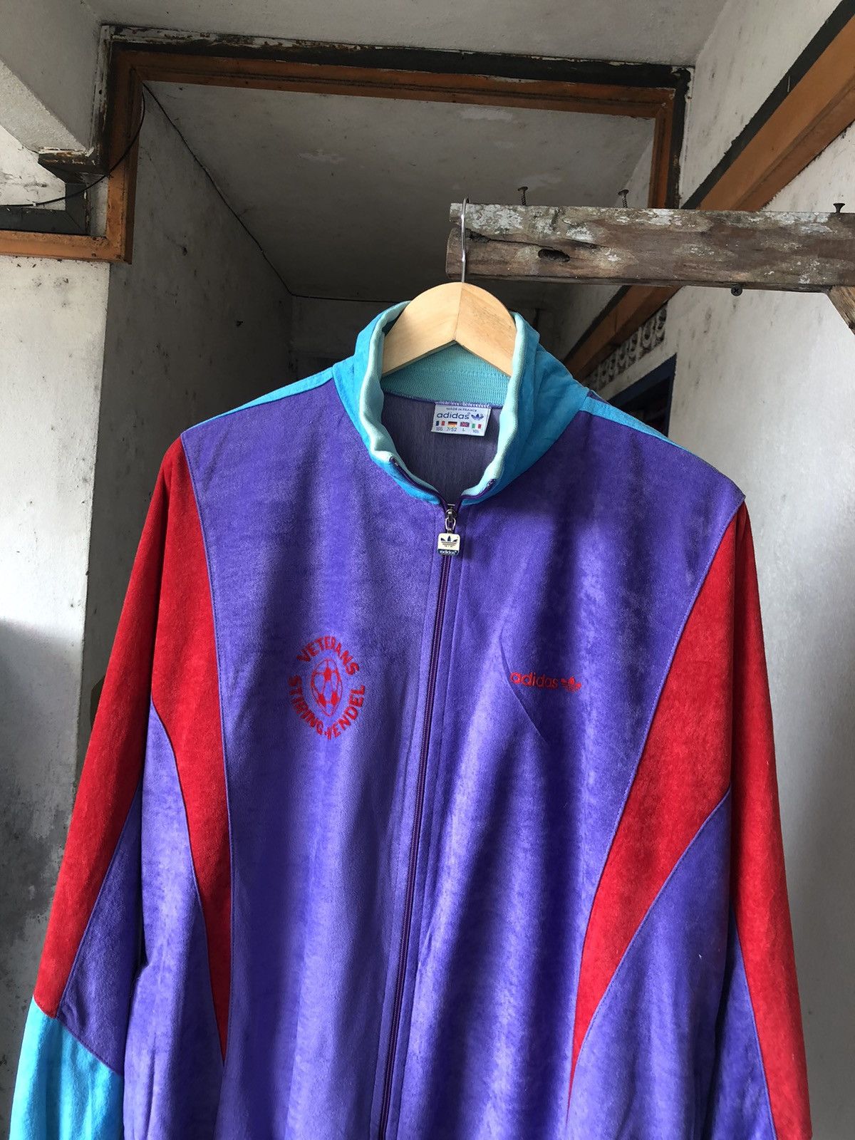 Adidas Rare❗️Vtg 80s Adidas Veterans Stiring Wendel Sweater Size US L / EU 52-54 / 3 - 2 Thumbnail