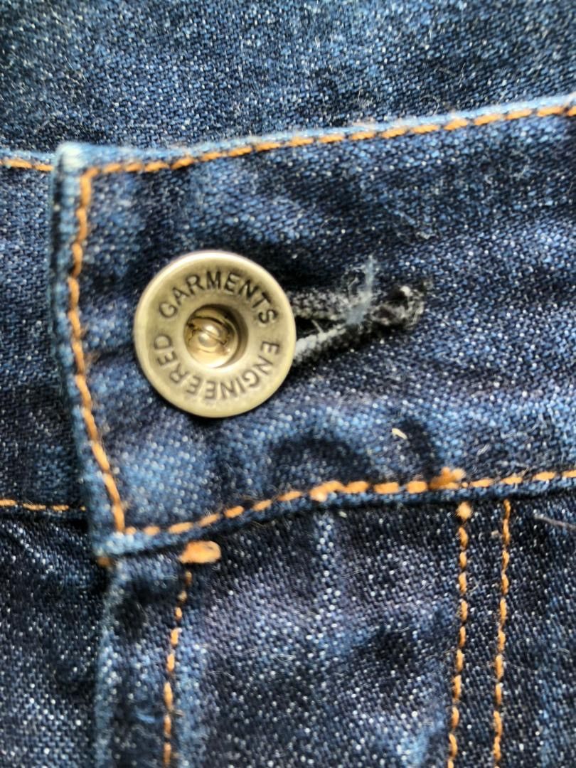 Engineered Garments × Nepenthes EG Made in Usa WORKADAY Selvedge Denim Jeans Size US 33 - 3 Thumbnail