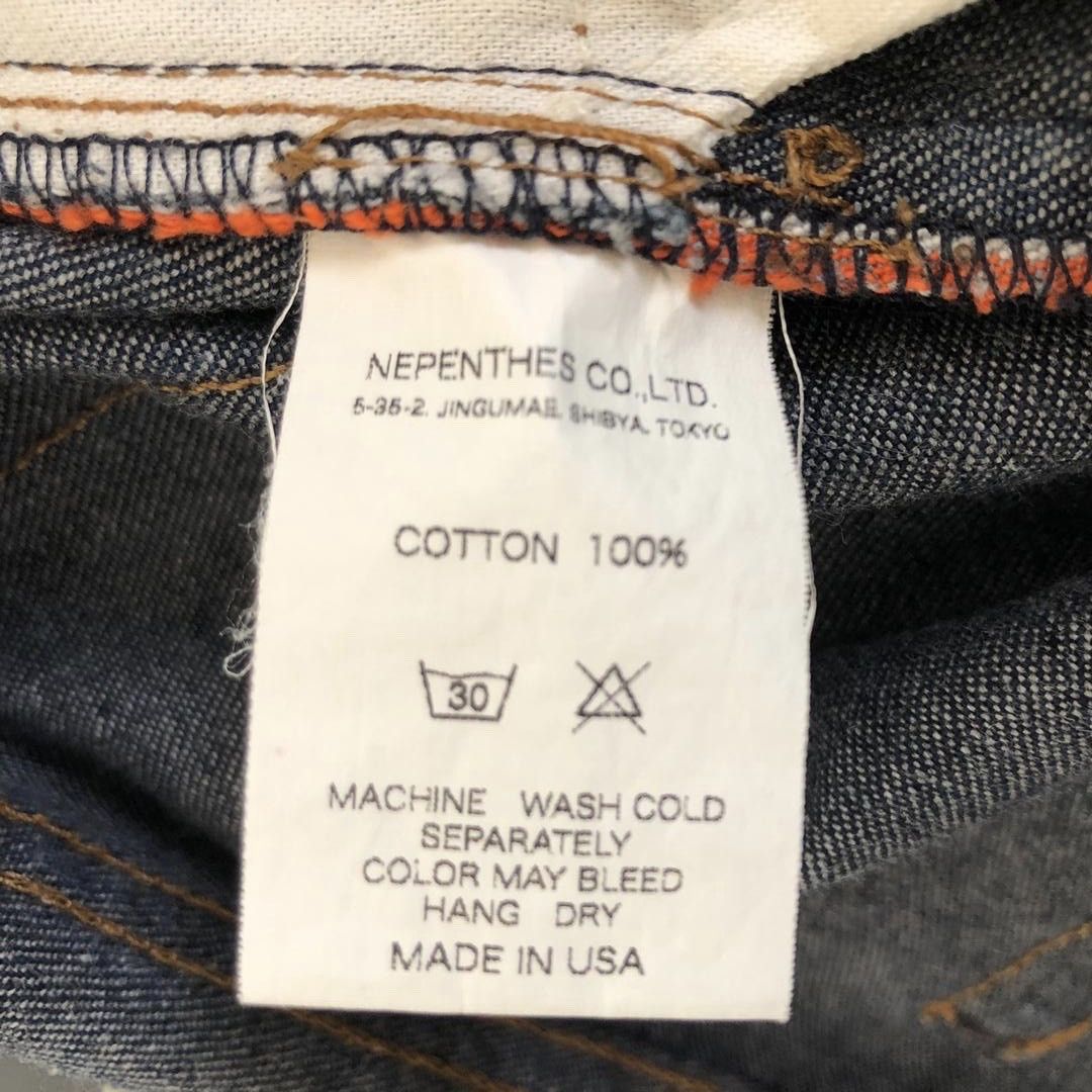 Engineered Garments × Nepenthes EG Made in Usa WORKADAY Selvedge Denim Jeans Size US 33 - 14 Thumbnail