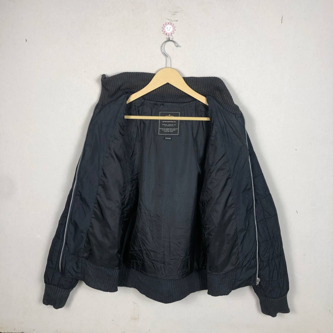 Alpha Industries Vintage 90s Alpha Industries Quilted Bomber Down Jacket Size US M / EU 48-50 / 2 - 3 Thumbnail