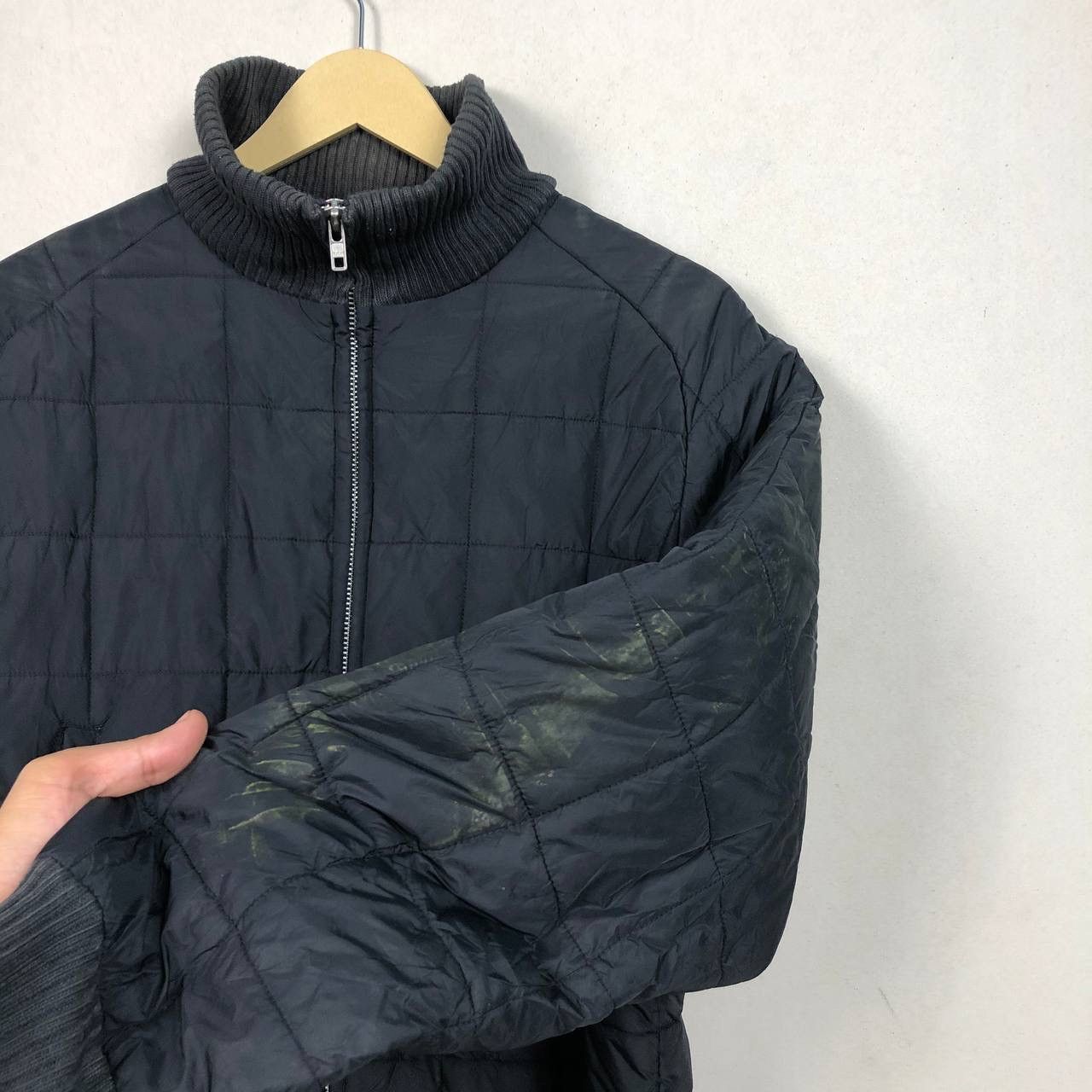 Alpha Industries Vintage 90s Alpha Industries Quilted Bomber Down Jacket Size US M / EU 48-50 / 2 - 11 Thumbnail