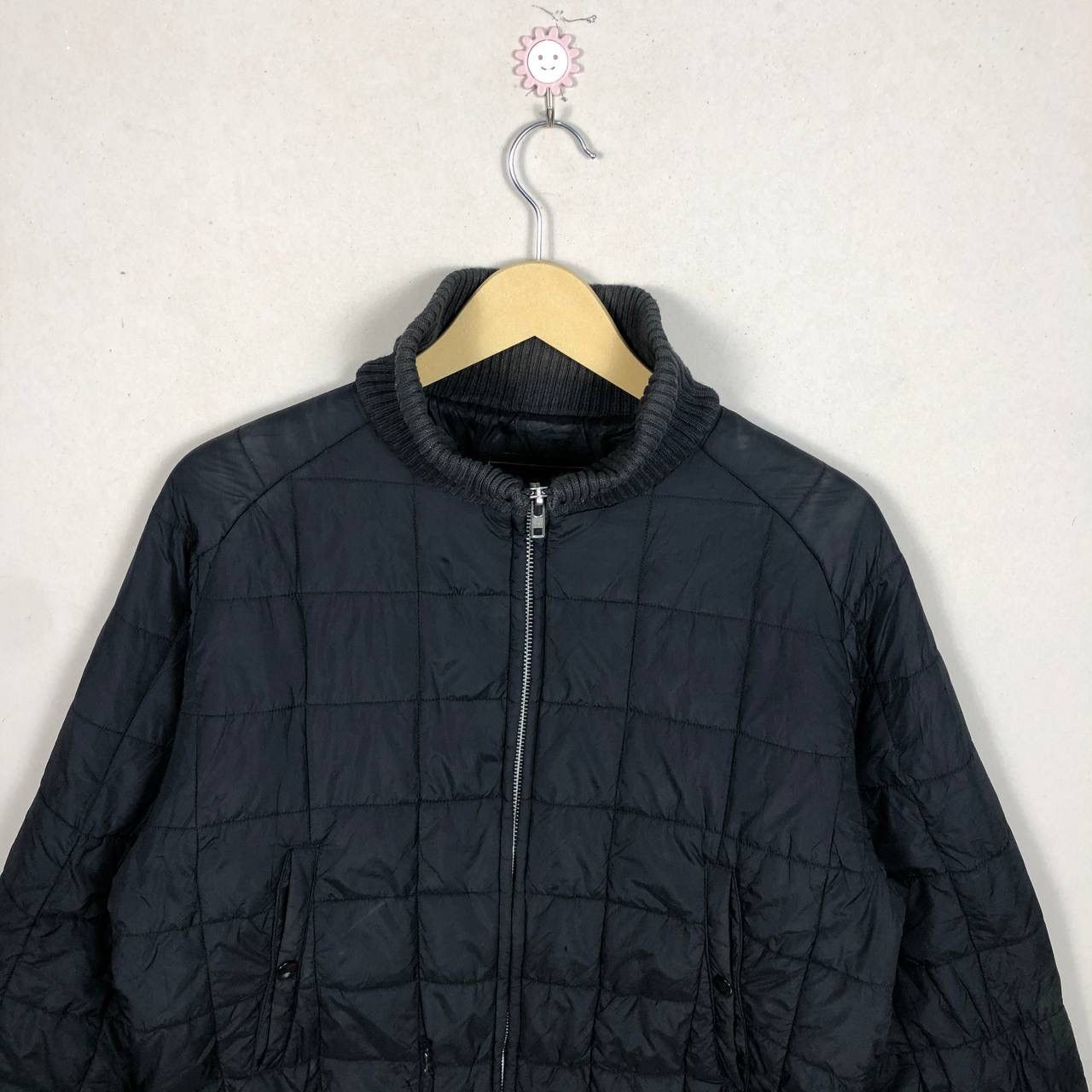 Alpha Industries Vintage 90s Alpha Industries Quilted Bomber Down Jacket Size US M / EU 48-50 / 2 - 4 Thumbnail