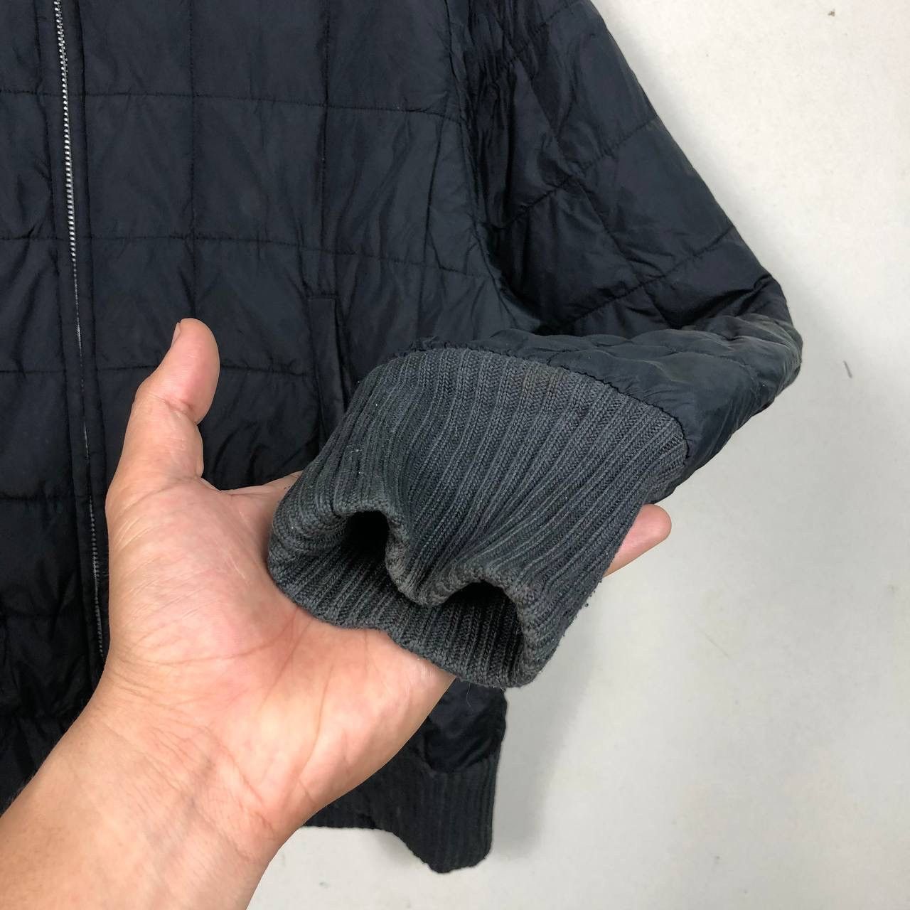 Alpha Industries Vintage 90s Alpha Industries Quilted Bomber Down Jacket Size US M / EU 48-50 / 2 - 8 Thumbnail