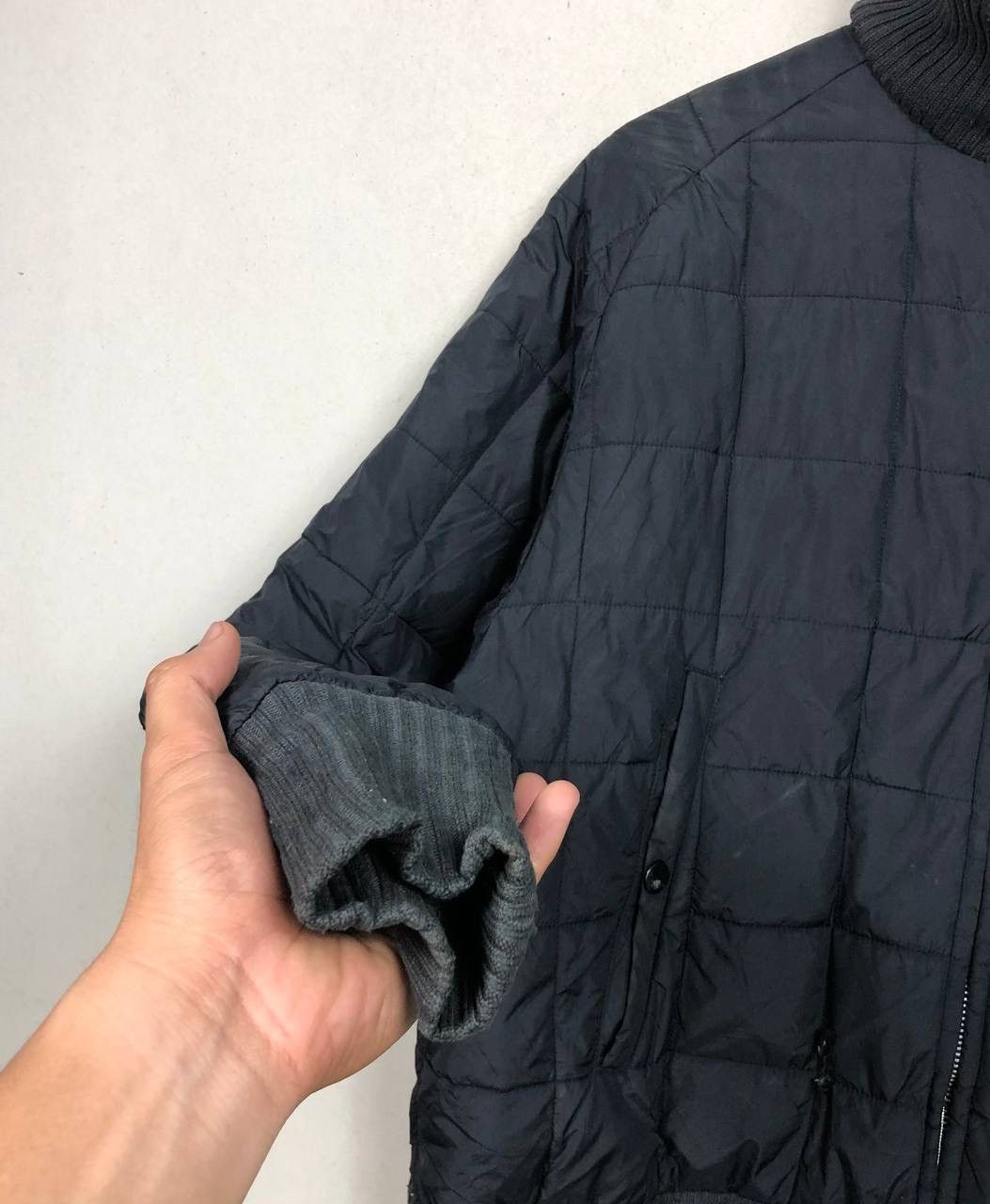 Alpha Industries Vintage 90s Alpha Industries Quilted Bomber Down Jacket Size US M / EU 48-50 / 2 - 7 Thumbnail