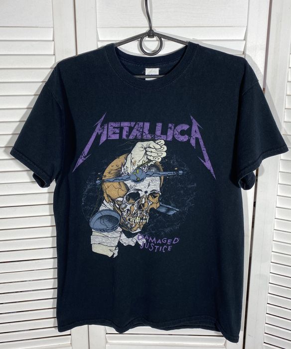 Metallica Metallica Hammer of Justice Crushes You Promo T-shirt | Grailed