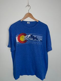 Flying Apple Vintage 90s Colorado Rockies T Shirt - Small