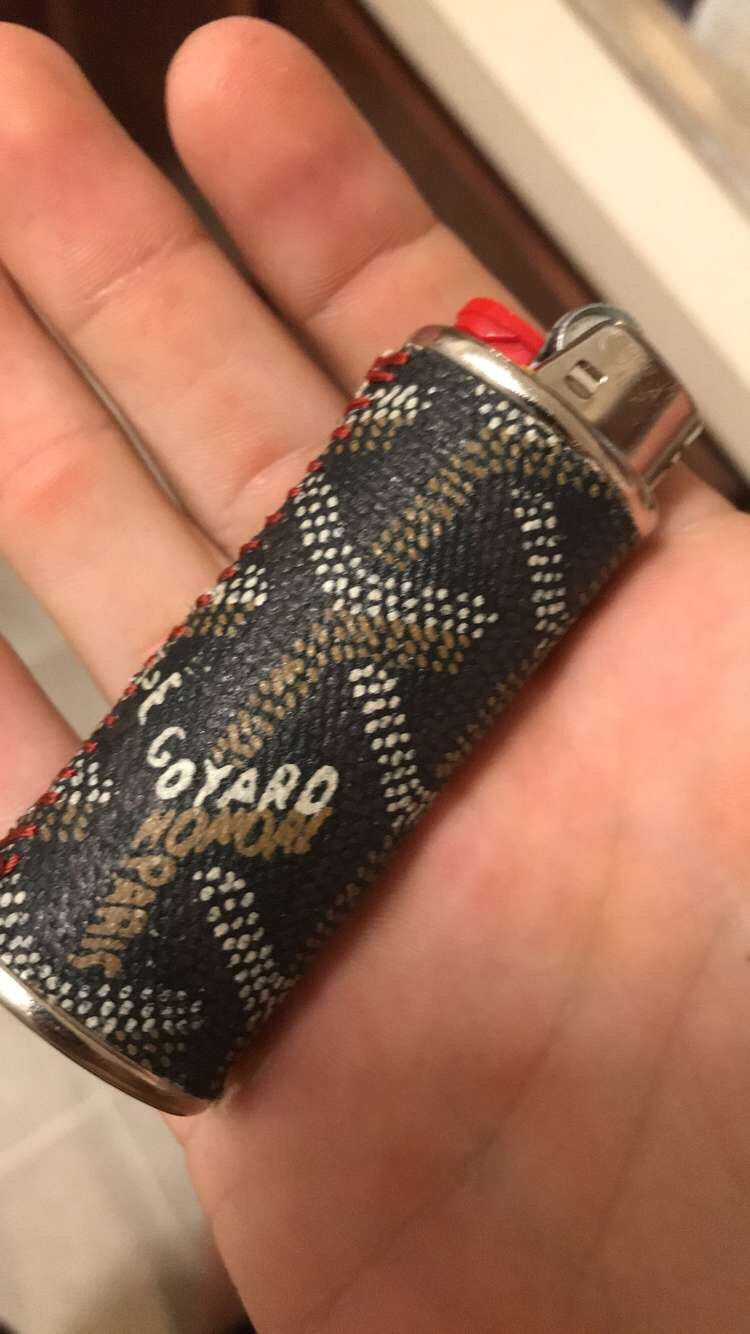 Custom Goyard Lighter Case Grailed