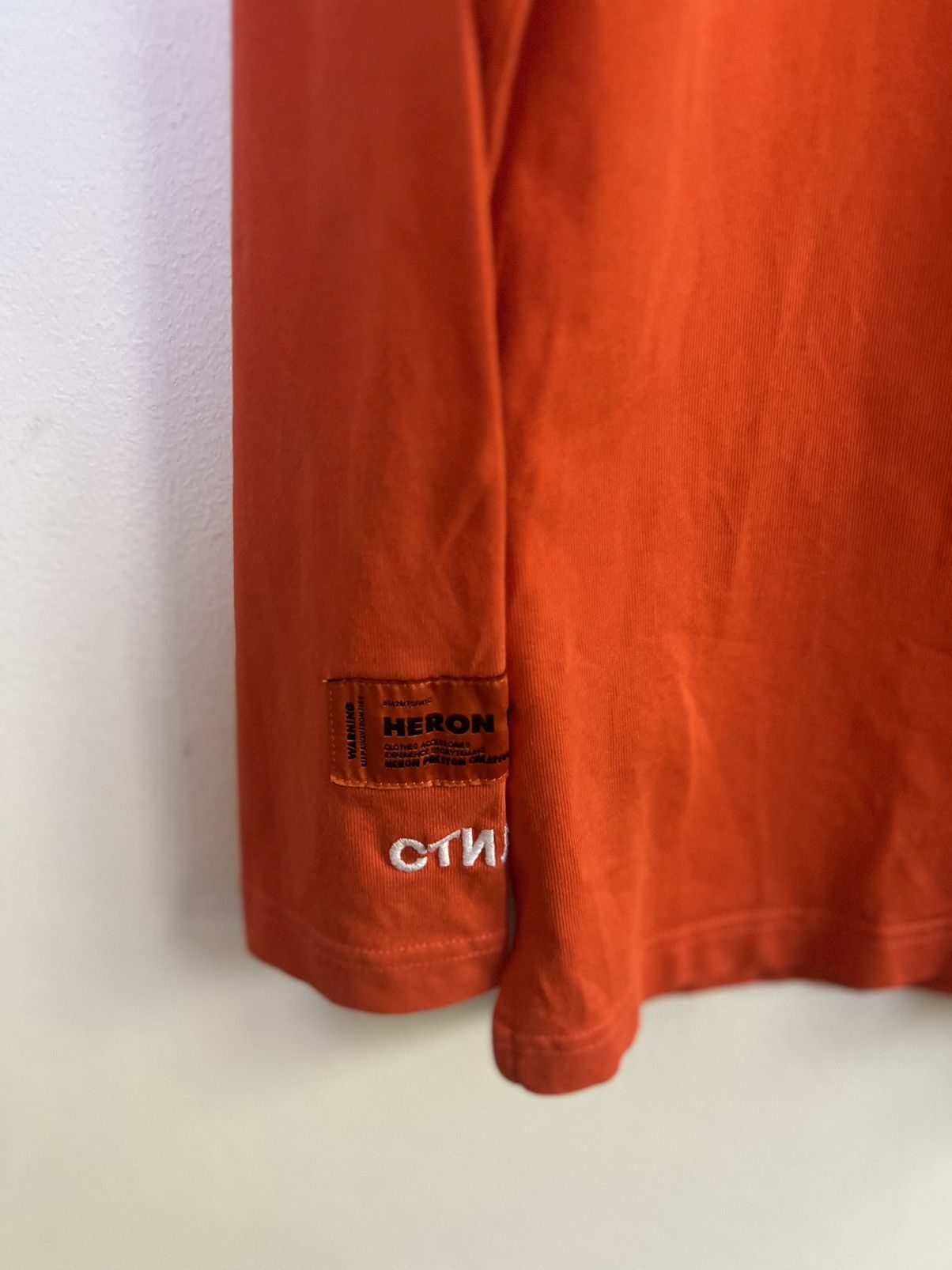 Heron Preston Heron Preston Turtleneck Long sleeve TEE Size US L / EU 52-54 / 3 - 8 Thumbnail