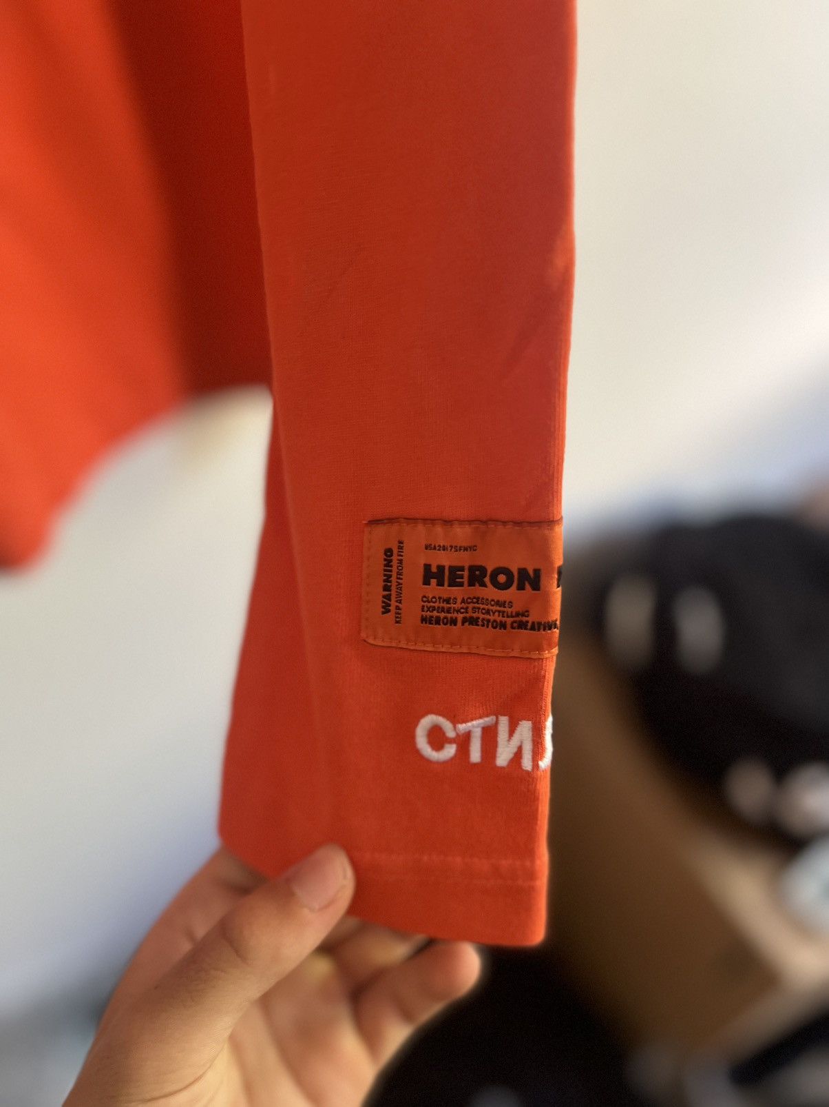 Heron Preston Heron Preston Turtleneck Long sleeve TEE Size US L / EU 52-54 / 3 - 7 Thumbnail