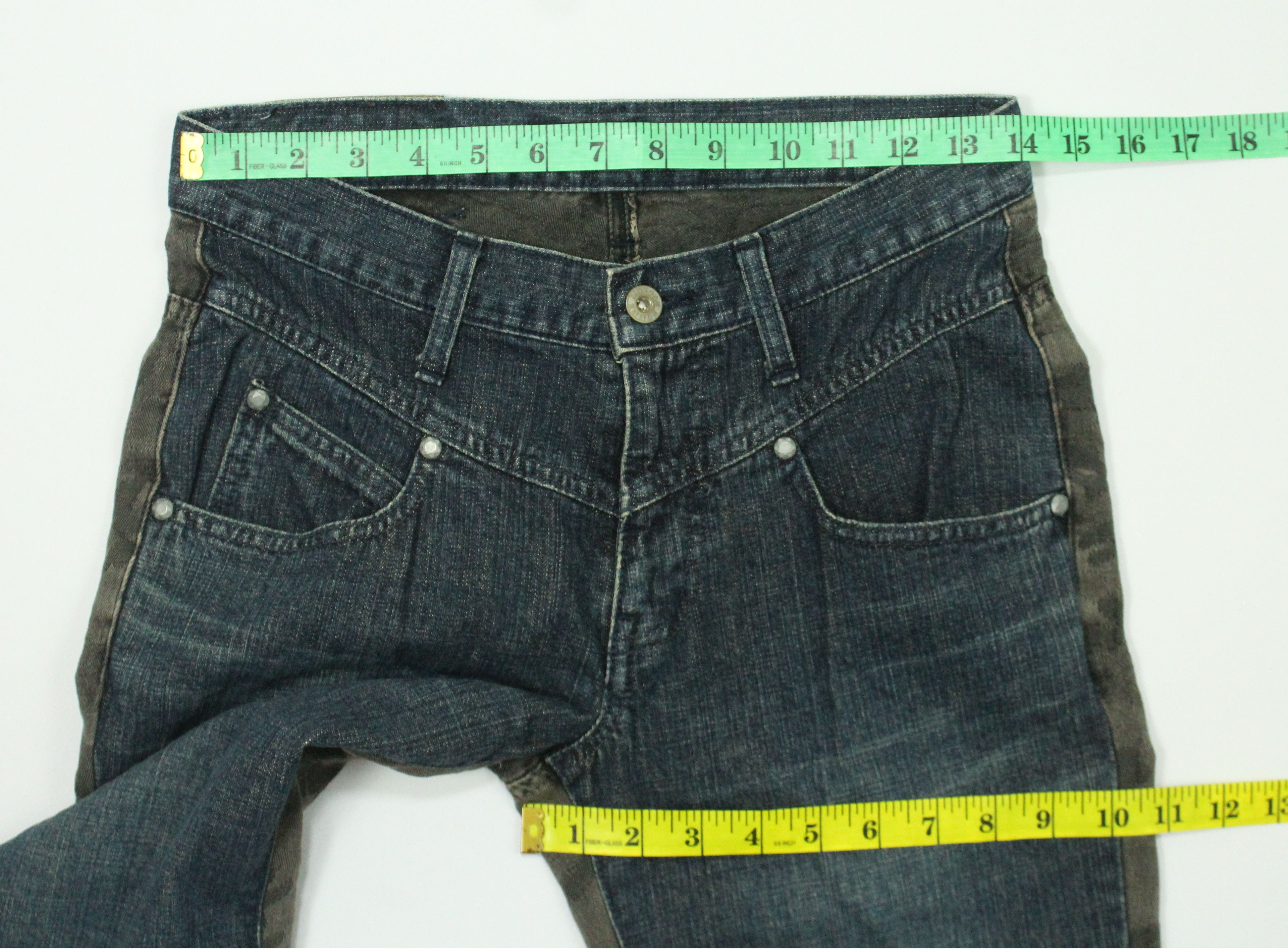 Hysteric Glamour Hybrid Pants MORGAN HOMME Pants Denim Made In Japan Size US 28 / EU 44 - 19 Thumbnail