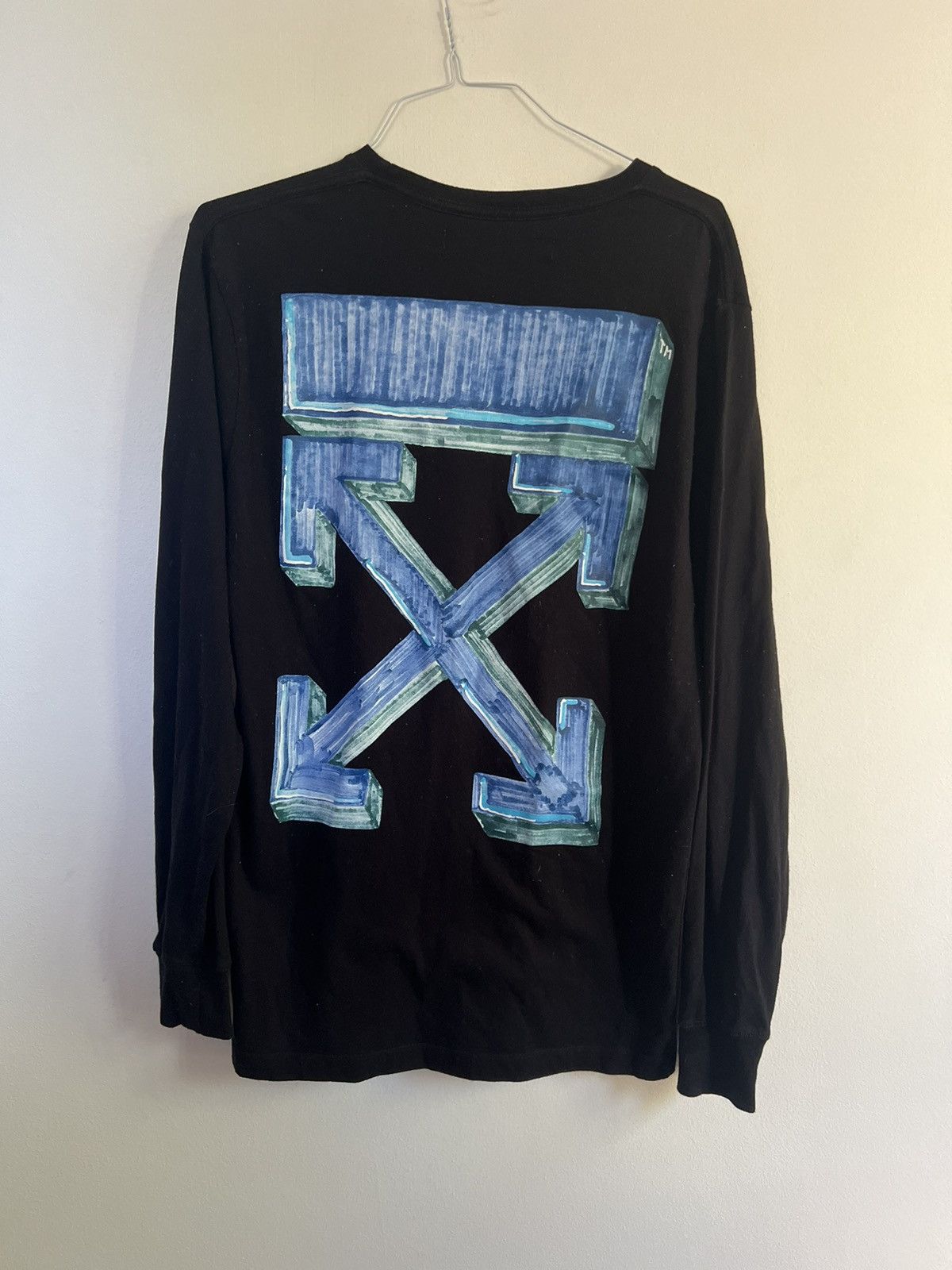 Off white marker long sleeve TEE