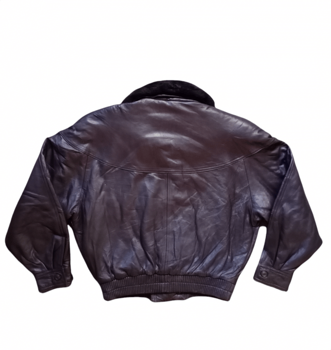 Vintage Vintage Massimo Sherpa Leather Jacket | Grailed