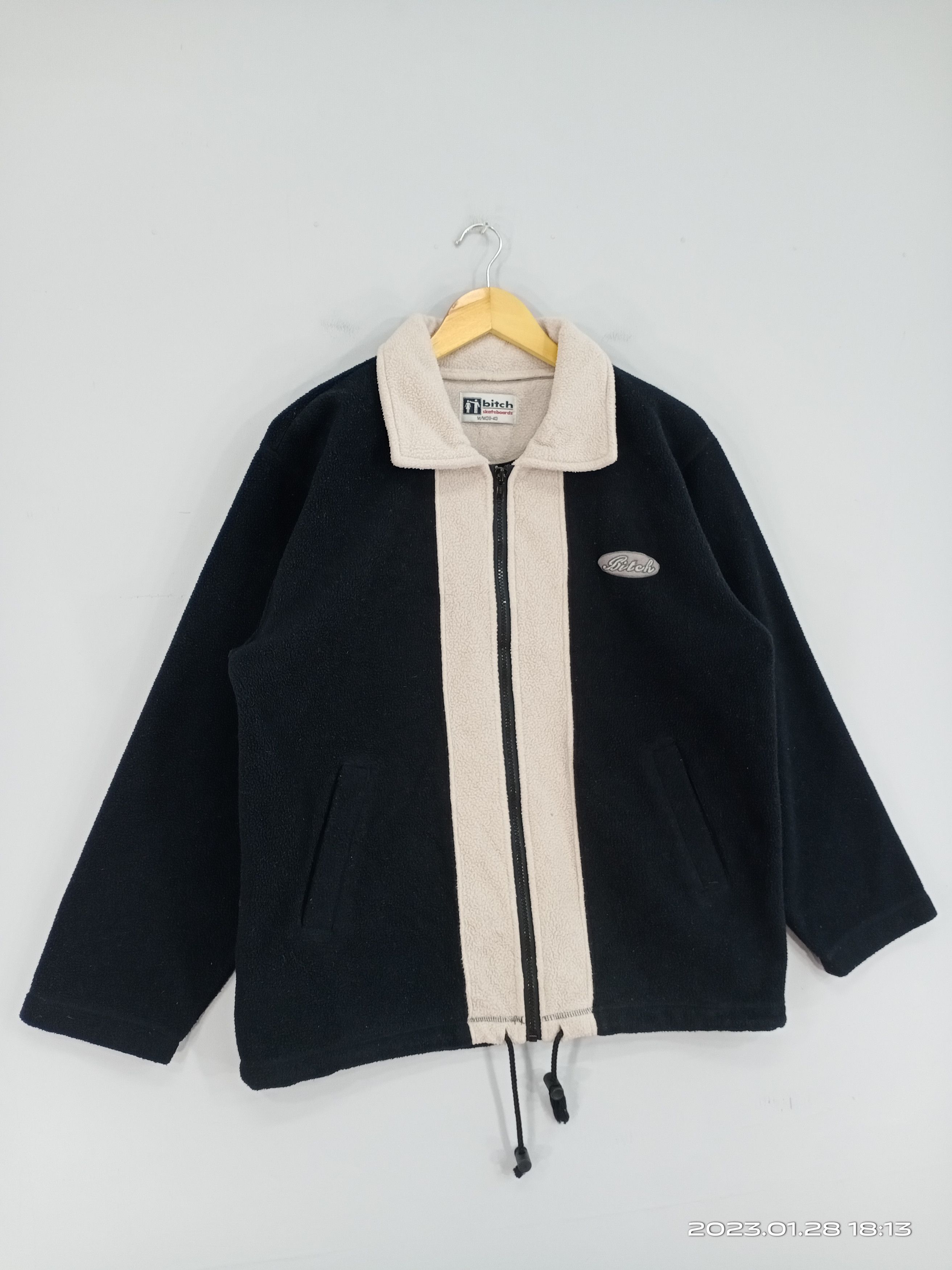 Other 💥Vintage 90s Bitch Skateboarding Fleece Deep Pile Jacket Size US M / EU 48-50 / 2 - 2 Thumbnail
