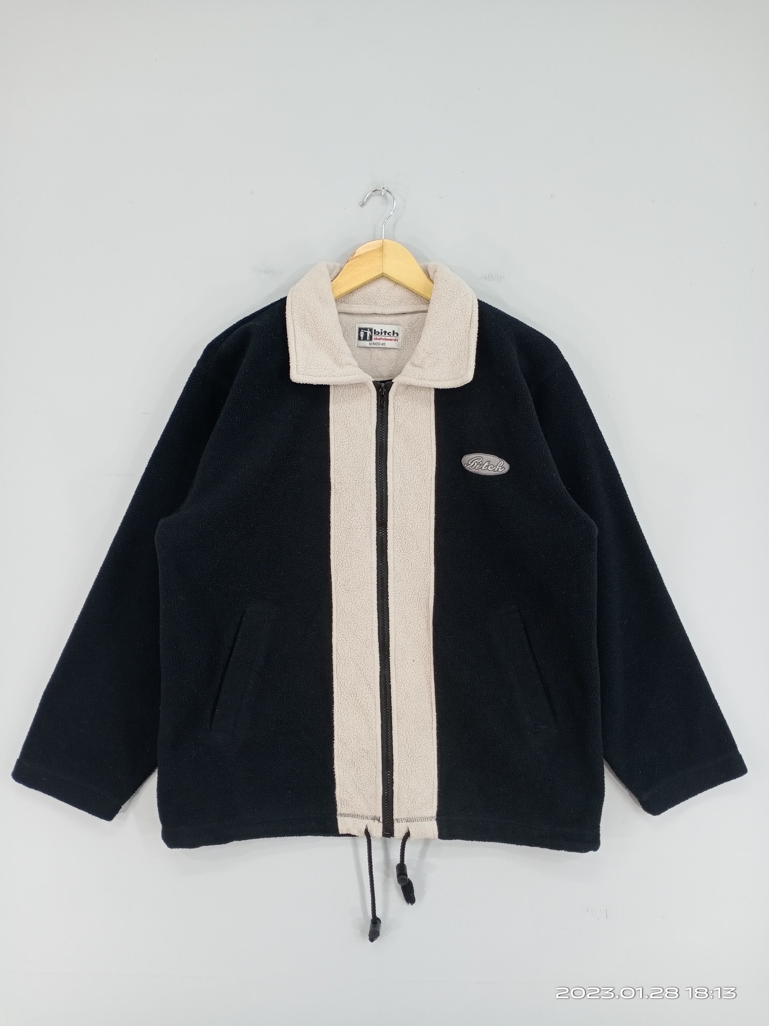 Other 💥Vintage 90s Bitch Skateboarding Fleece Deep Pile Jacket Size US M / EU 48-50 / 2 - 1 Thumbnail