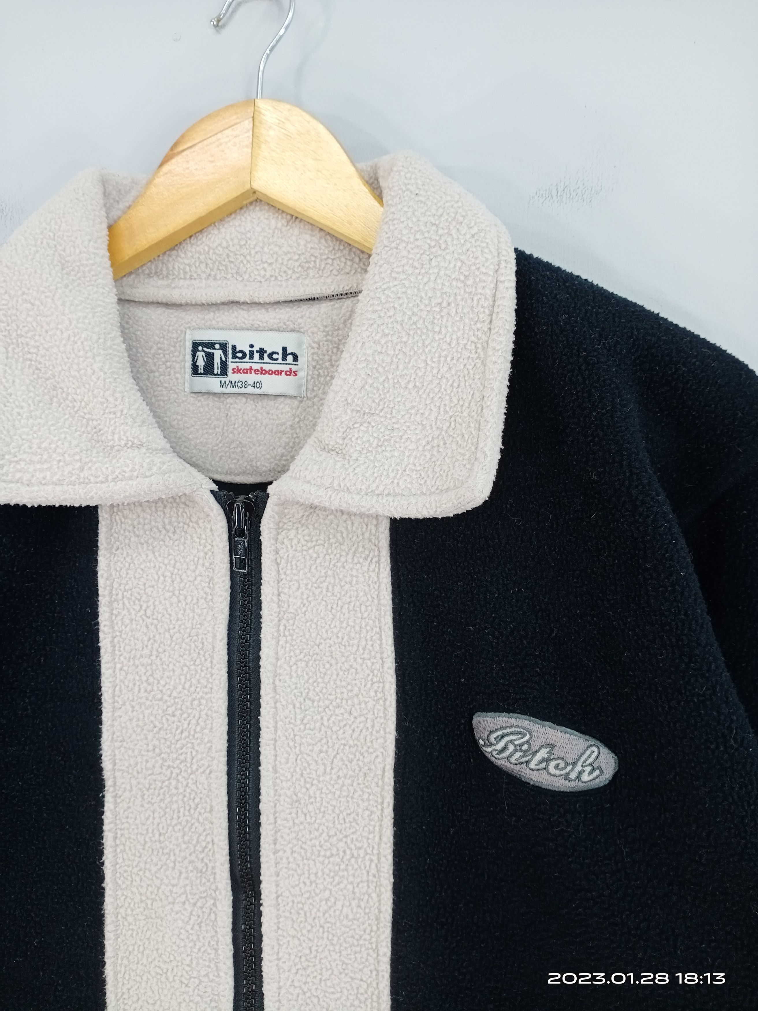 Other 💥Vintage 90s Bitch Skateboarding Fleece Deep Pile Jacket Size US M / EU 48-50 / 2 - 4 Thumbnail