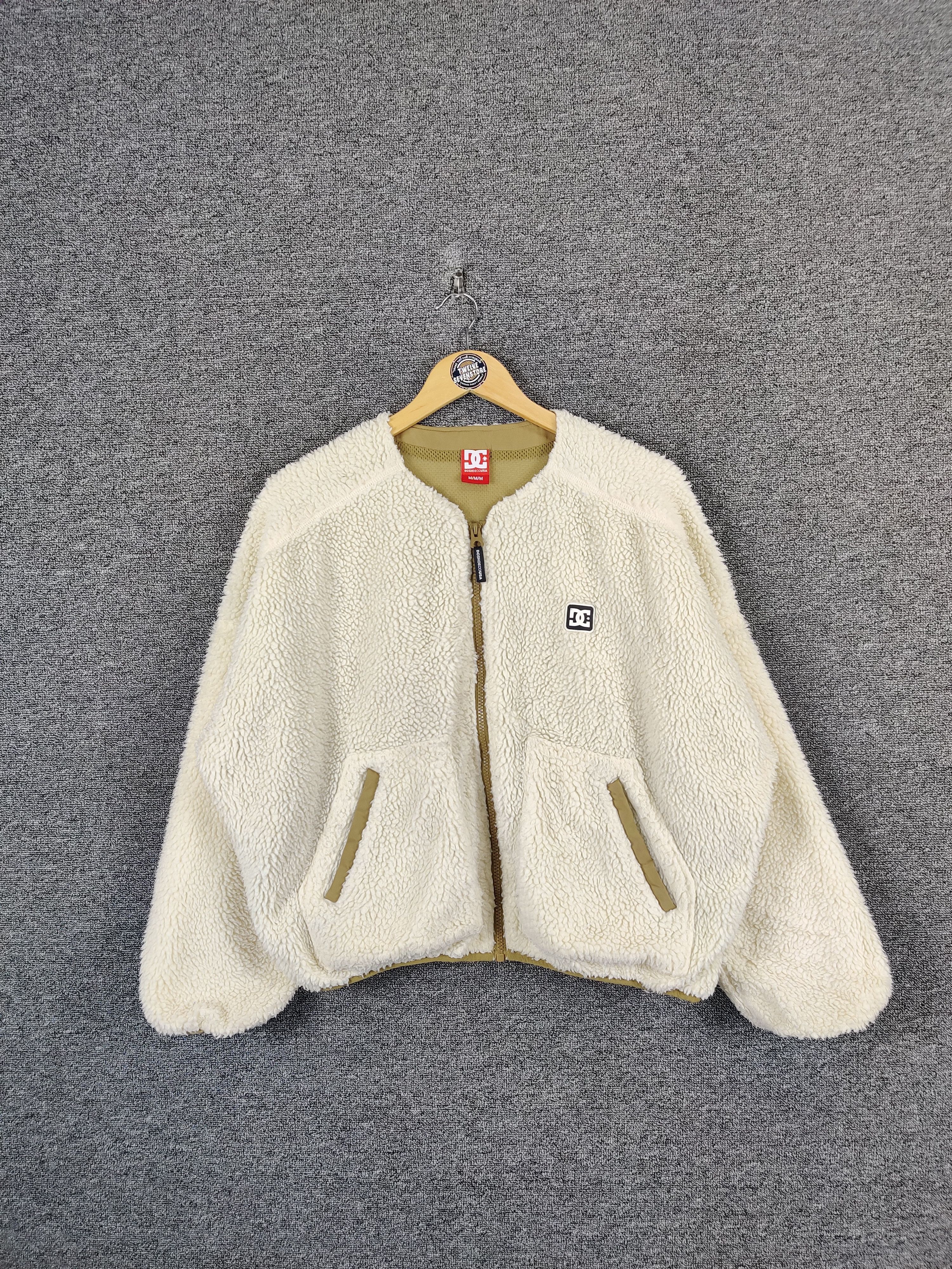 DC Vintage Dc Shoes Skateboard Sherpa Fleece Jacket Size US M / EU 48-50 / 2 - 1 Thumbnail