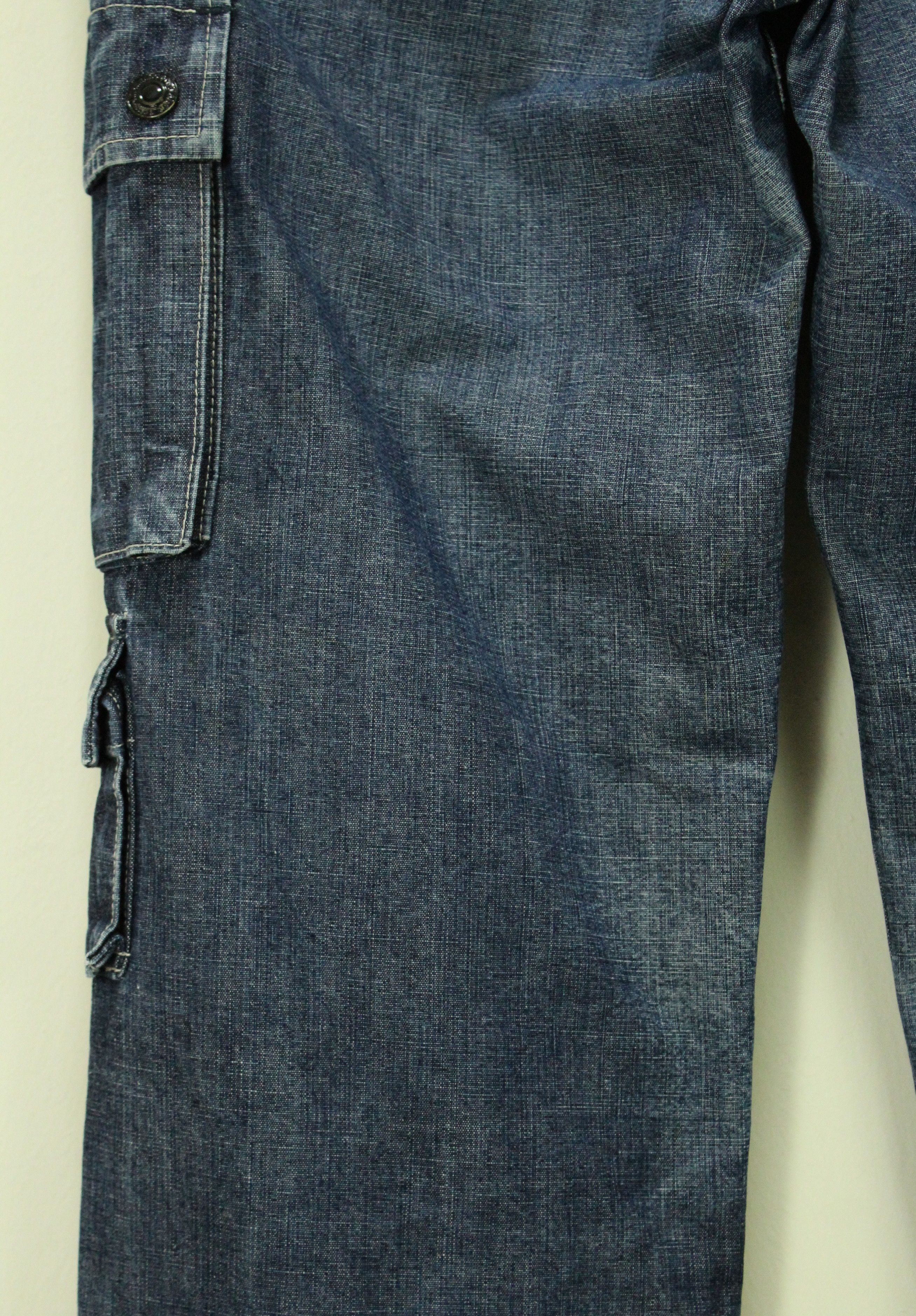 Evisu × Johnbull × Orslow JOHN BULL Denim Cargo Utility Parachute Soldiers Size US 30 / EU 46 - 13 Thumbnail