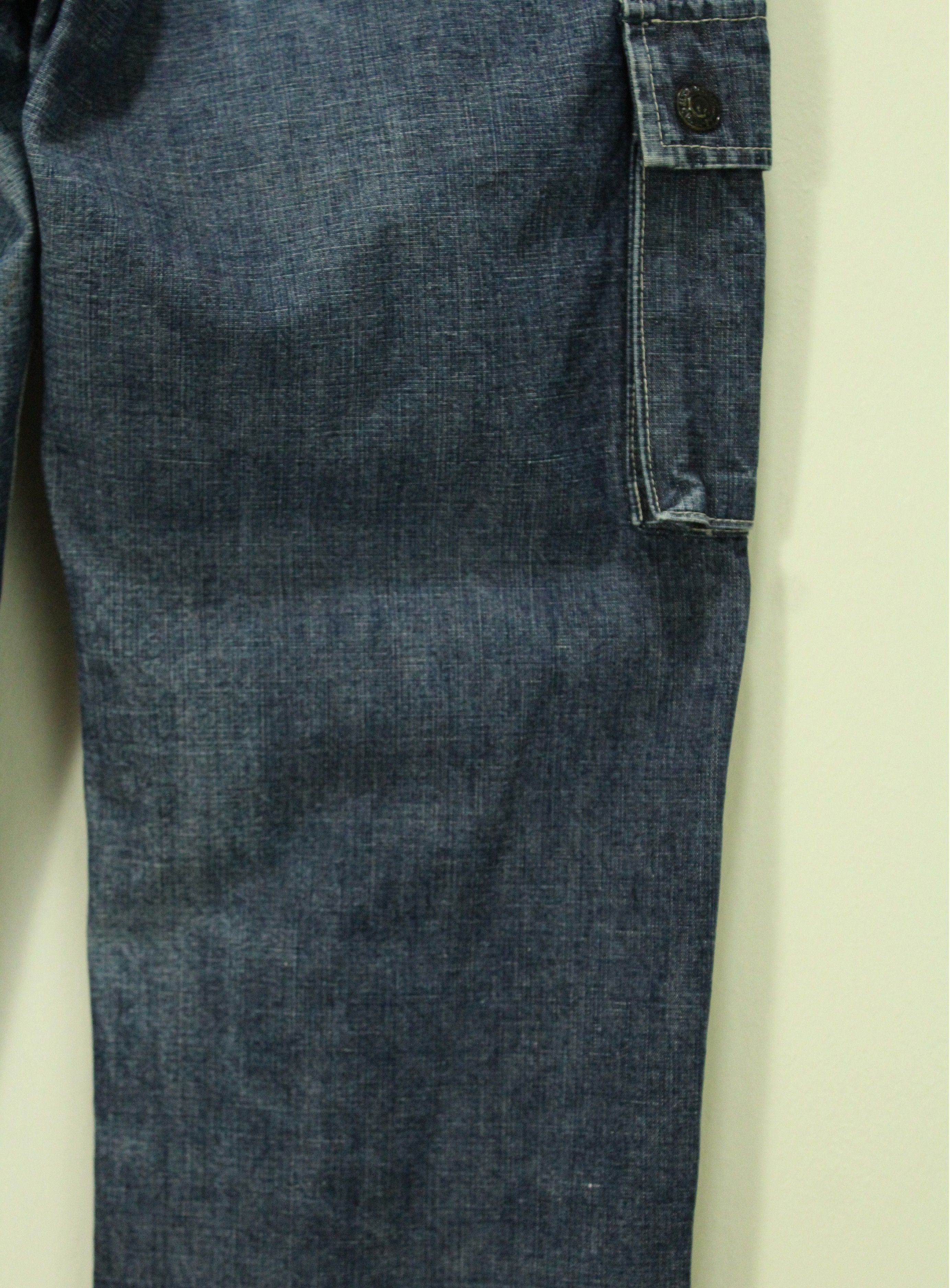 Evisu × Johnbull × Orslow JOHN BULL Denim Cargo Utility Parachute Soldiers Size US 30 / EU 46 - 11 Thumbnail