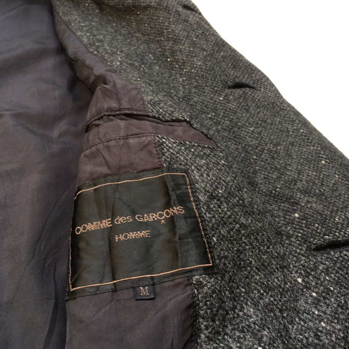 Comme des Garcons Homme 🔥CDG Homme FW03 Wool Parka Jacket Blend Button Size US M / EU 48-50 / 2 - 9 Thumbnail