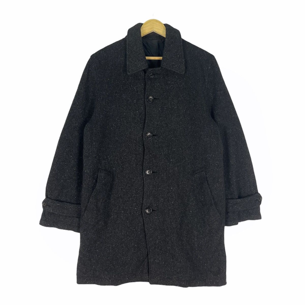 Comme des Garcons Homme 🔥CDG Homme FW03 Wool Parka Jacket Blend Button Size US M / EU 48-50 / 2 - 2 Thumbnail