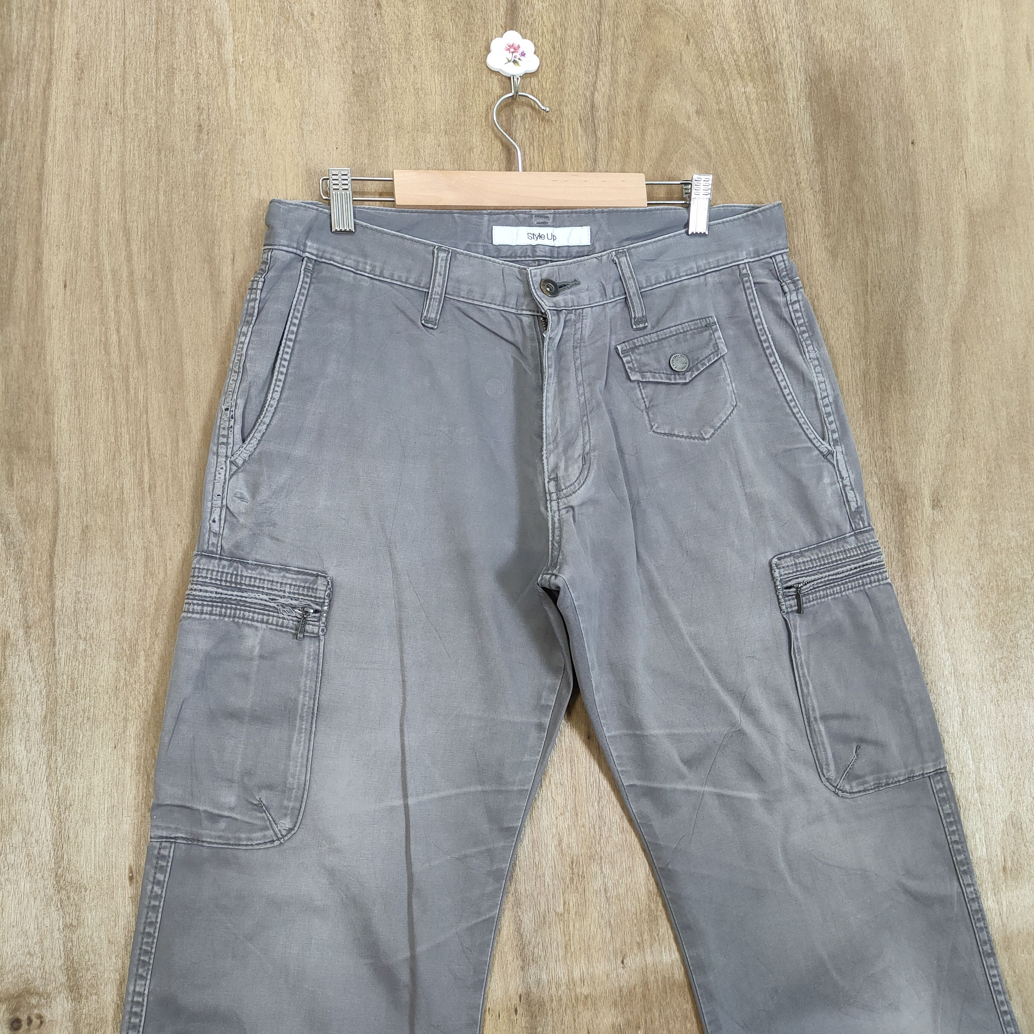 Japanese Brand JAPANESE BRAND FADED CARGO PANTS Size US 32 / EU 48 - 3 Thumbnail