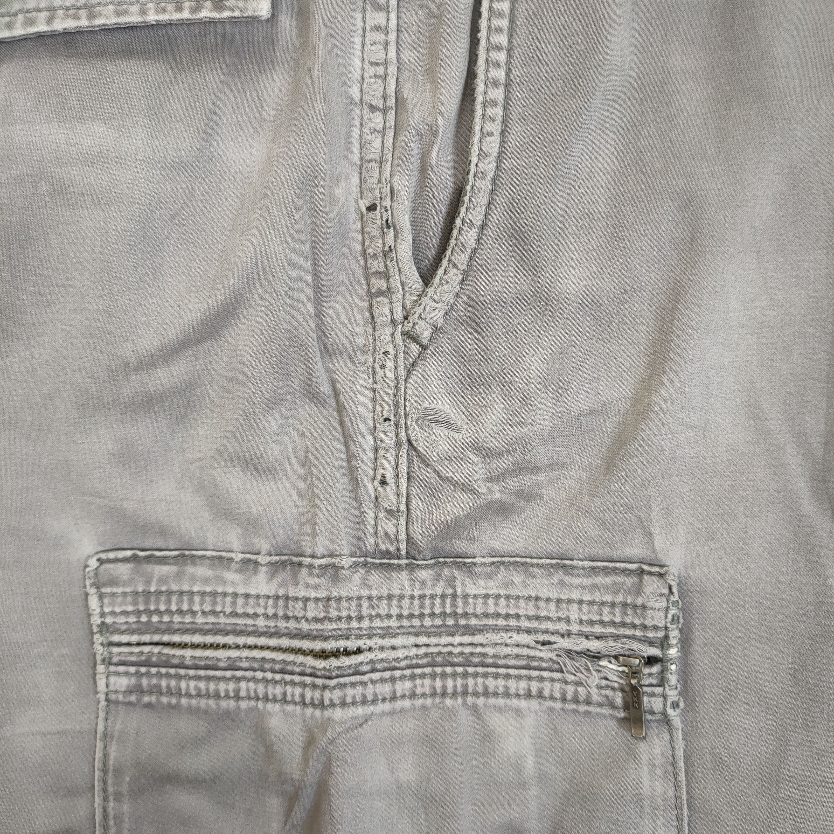 Japanese Brand JAPANESE BRAND FADED CARGO PANTS Size US 32 / EU 48 - 10 Thumbnail