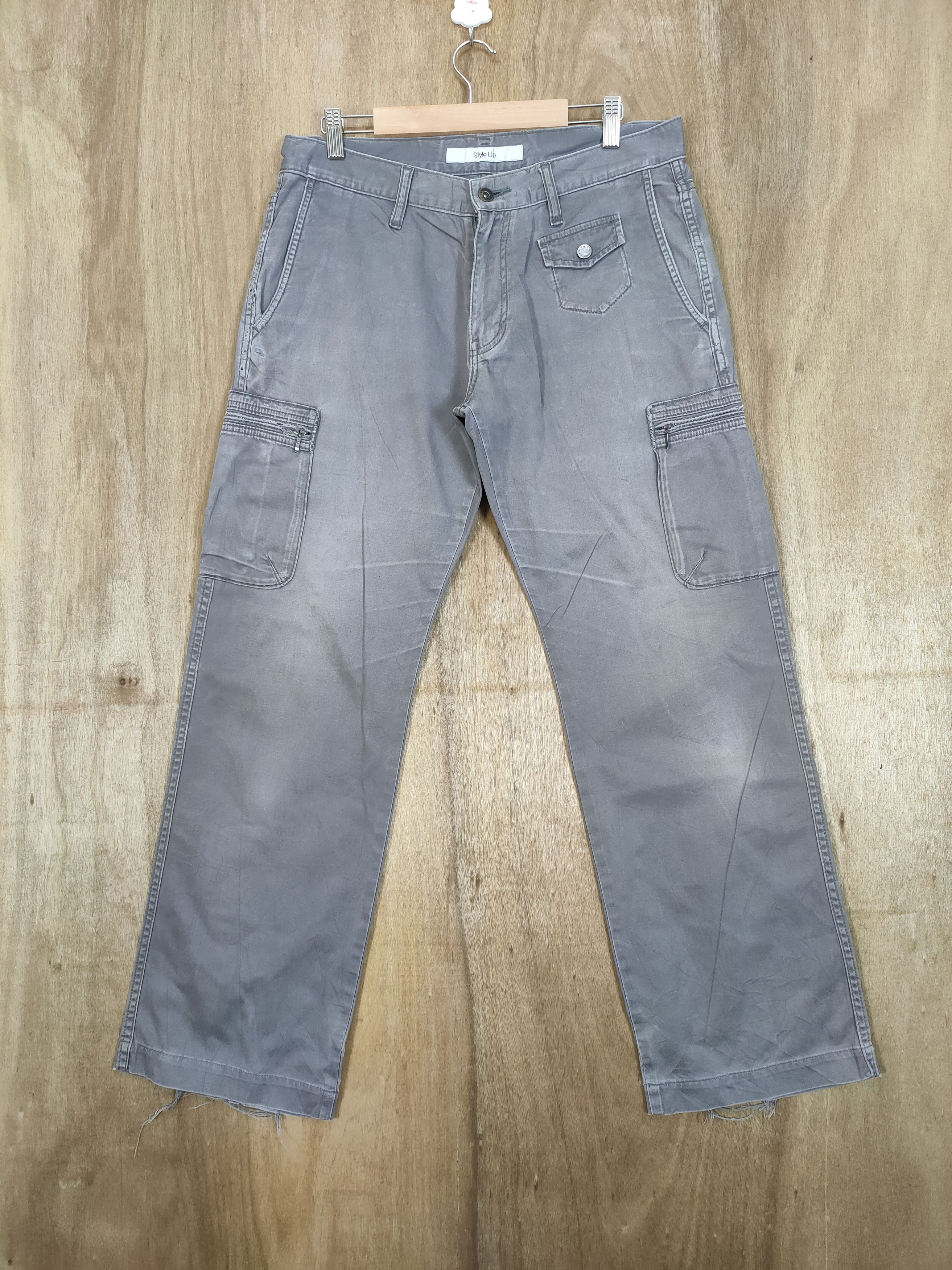Japanese Brand JAPANESE BRAND FADED CARGO PANTS Size US 32 / EU 48 - 1 Thumbnail