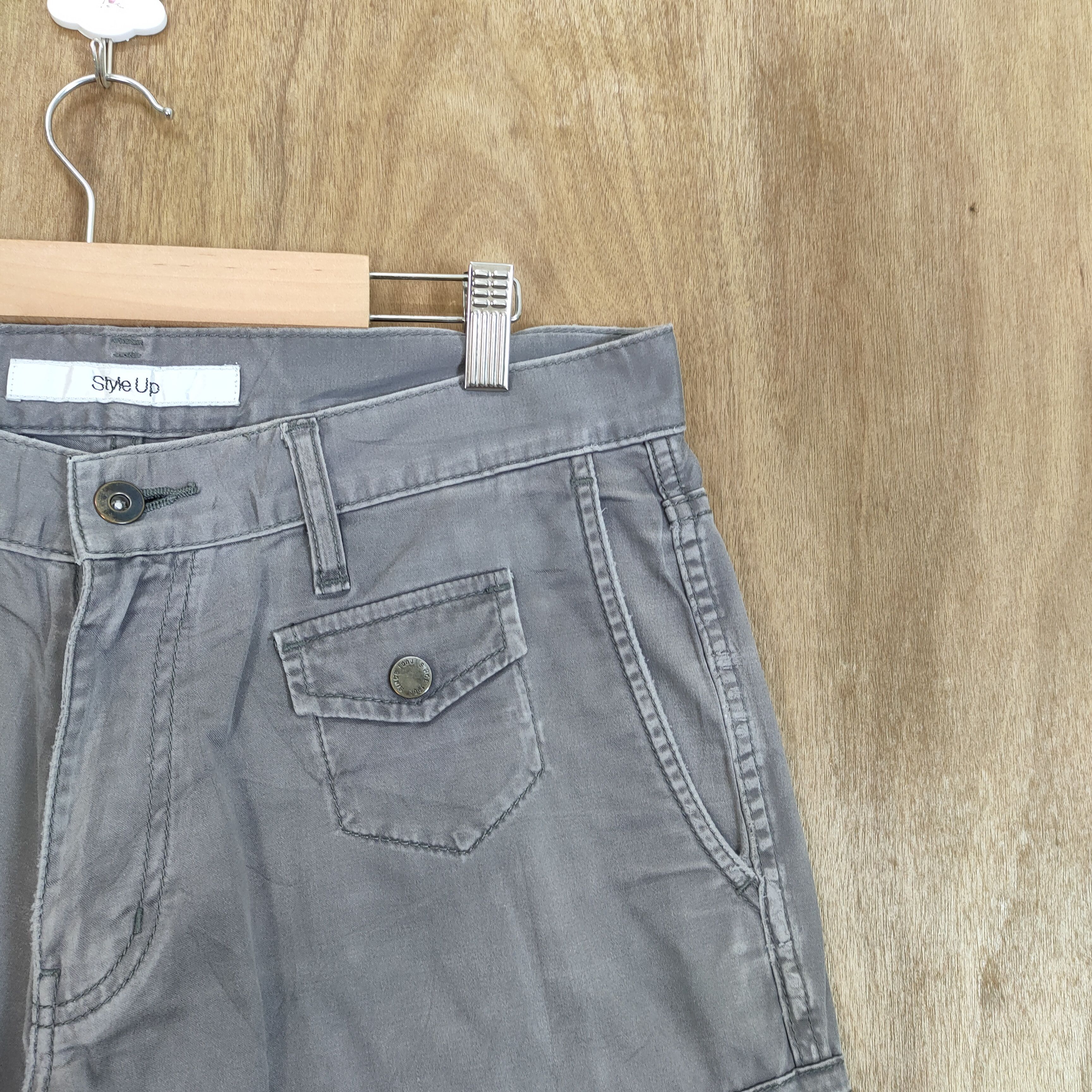 Japanese Brand JAPANESE BRAND FADED CARGO PANTS Size US 32 / EU 48 - 5 Thumbnail