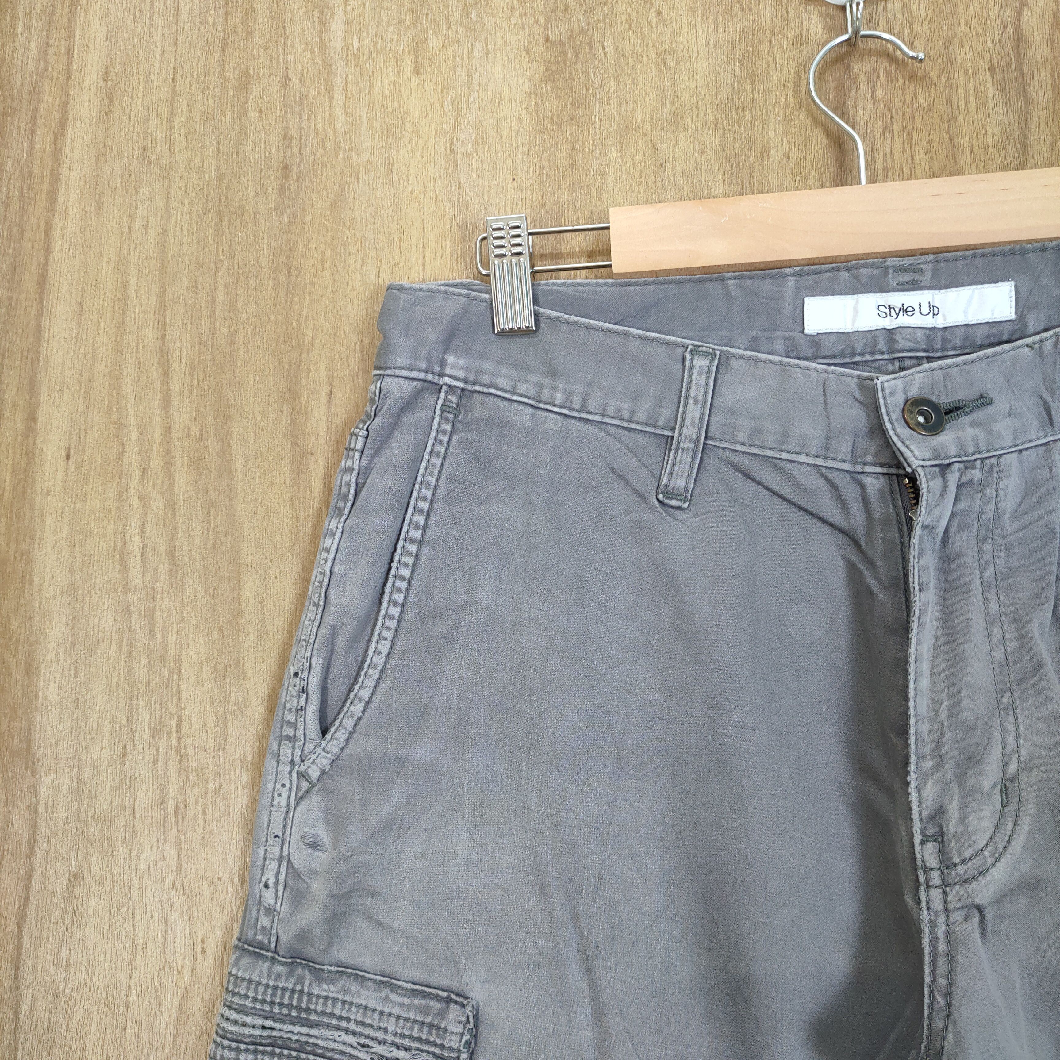 Japanese Brand JAPANESE BRAND FADED CARGO PANTS Size US 32 / EU 48 - 6 Thumbnail