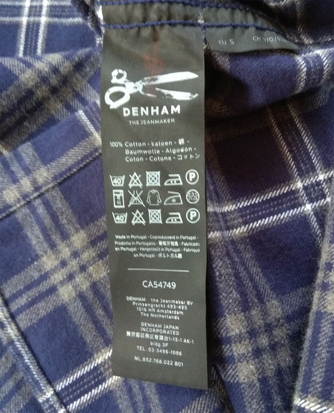 DENHAM Denham flannel long sleeve check shirt Size US S / EU 44-46 / 1 - 6 Thumbnail