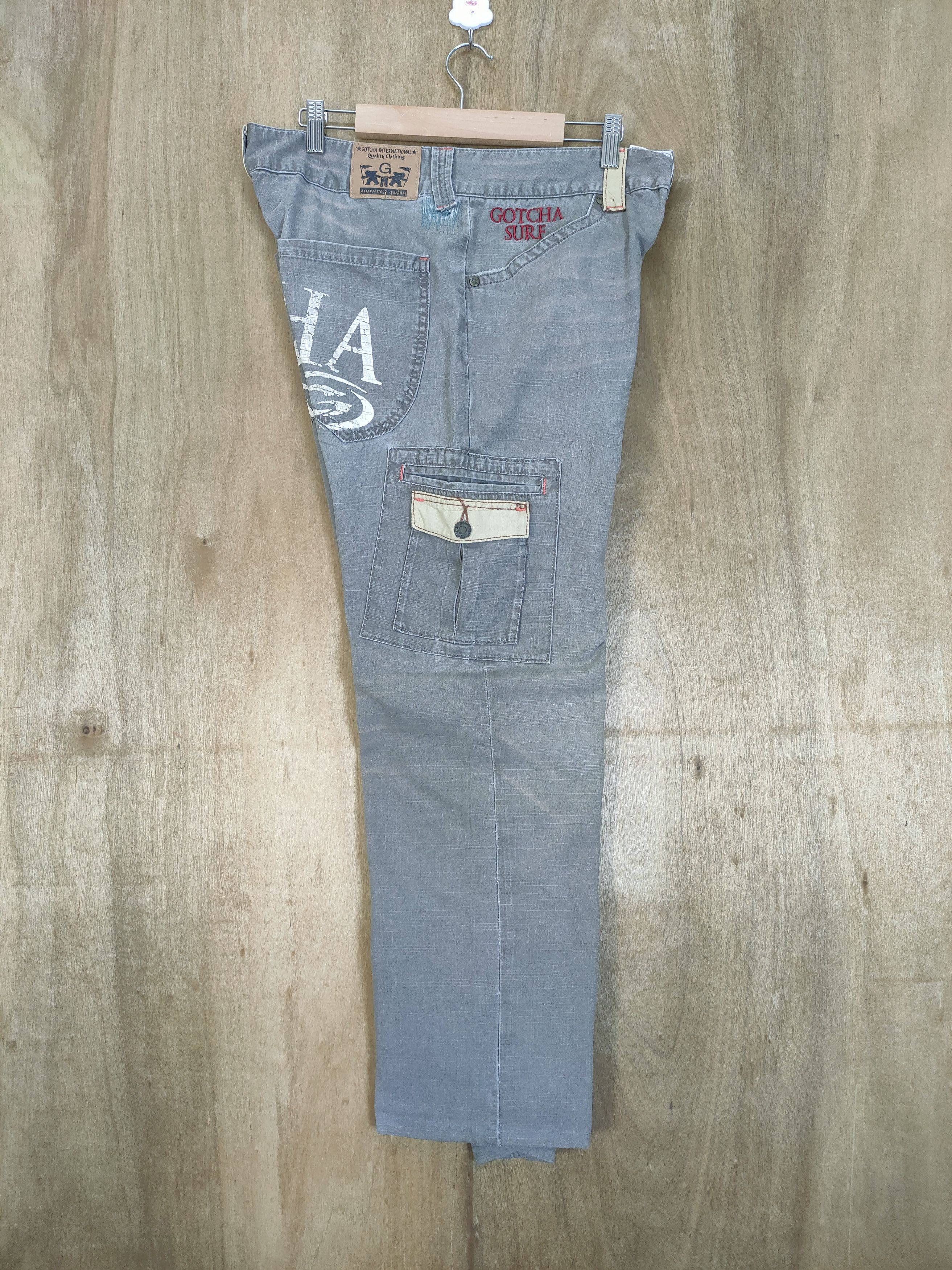 Japanese Brand × Vintage VINTAGE GOTCHA FADED CARGO PANTS Size US 32 / EU 48 - 14 Thumbnail