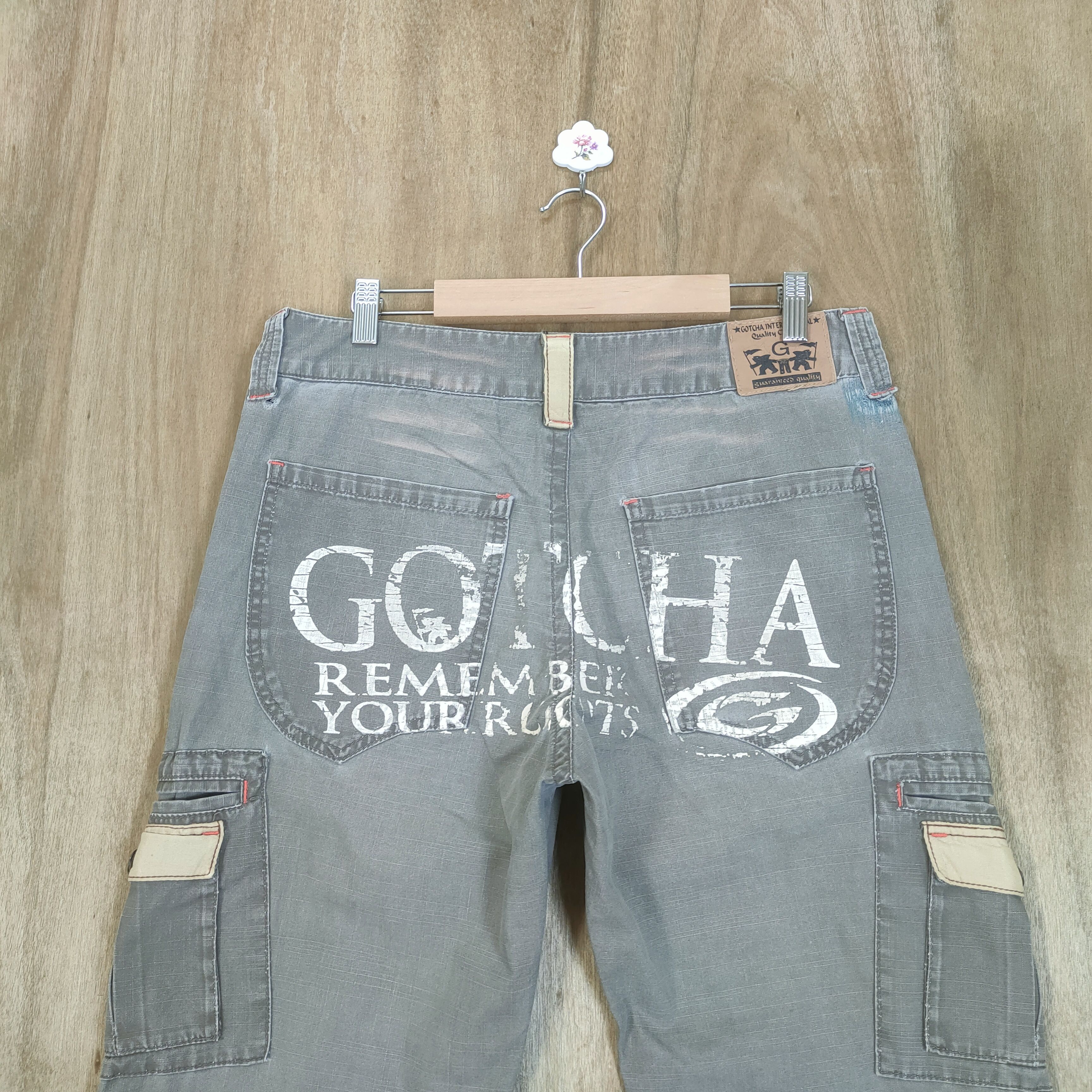 Japanese Brand × Vintage VINTAGE GOTCHA FADED CARGO PANTS Size US 32 / EU 48 - 10 Thumbnail