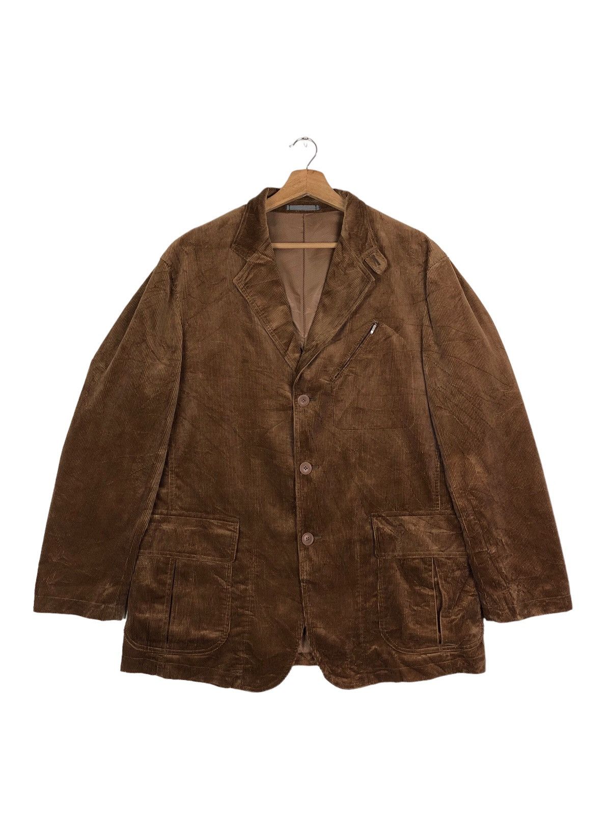 Japanese Brand Japanese Brown Corduroy Chore Jacket Size US L / EU 52-54 / 3 - 1 Thumbnail