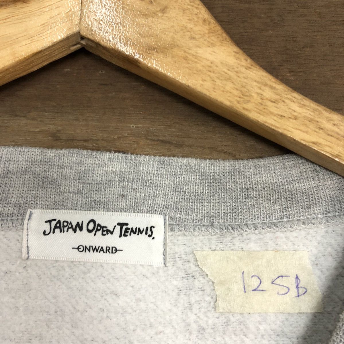 Vintage Japan open Tennis vintage Grey Sweatshirt #125B Size US M / EU 48-50 / 2 - 11 Thumbnail