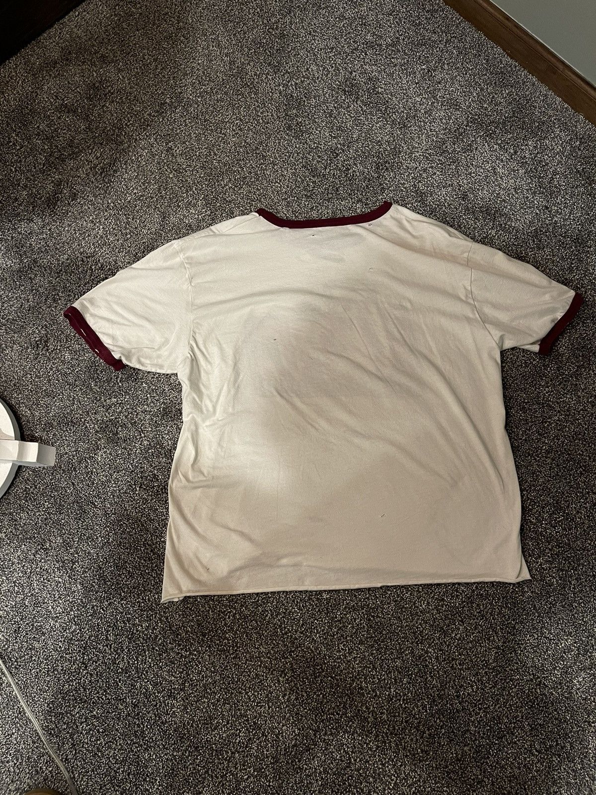 Japanese Brand × Vintage Vintage Thrashed Distressed KKRC Radio Ringer Shirt Size US L / EU 52-54 / 3 - 6 Thumbnail