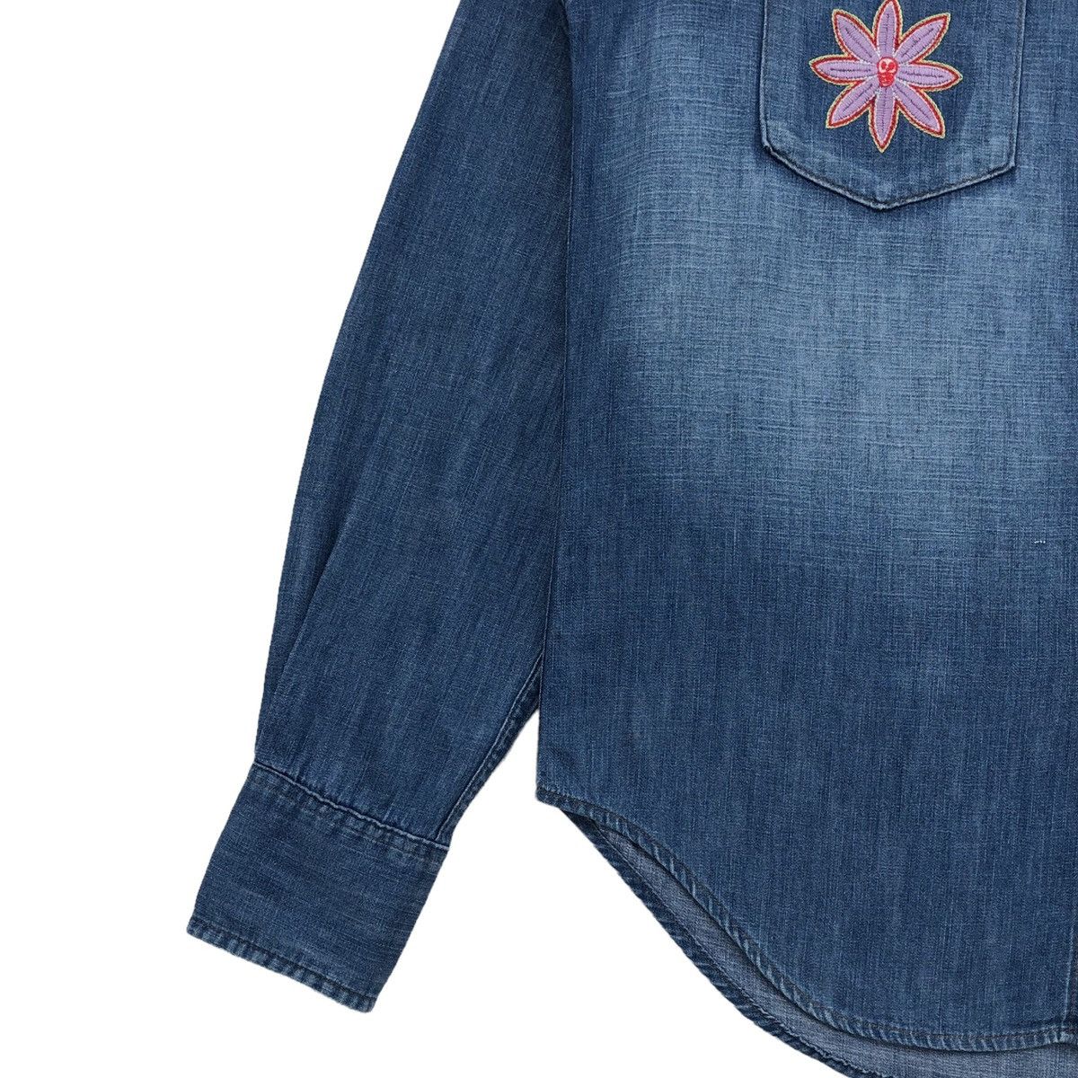 CABANE de ZUCCa CABANE de Zucca Western Snap Button Denim Shirt Size US M / EU 48-50 / 2 - 9 Thumbnail
