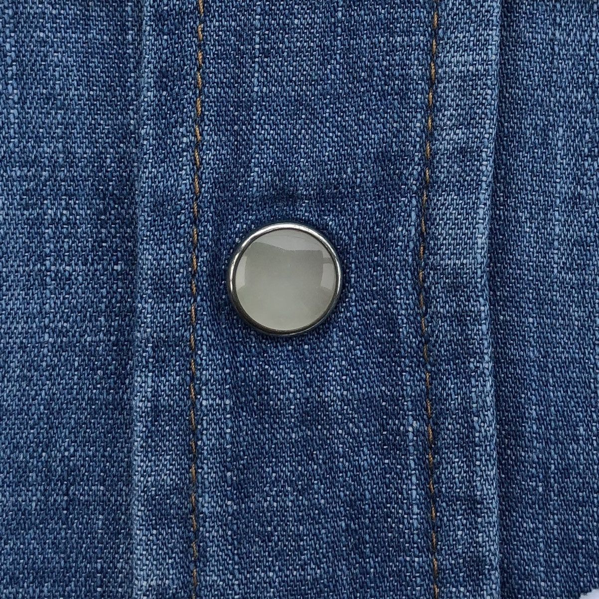 CABANE de ZUCCa CABANE de Zucca Western Snap Button Denim Shirt Size US M / EU 48-50 / 2 - 12 Thumbnail