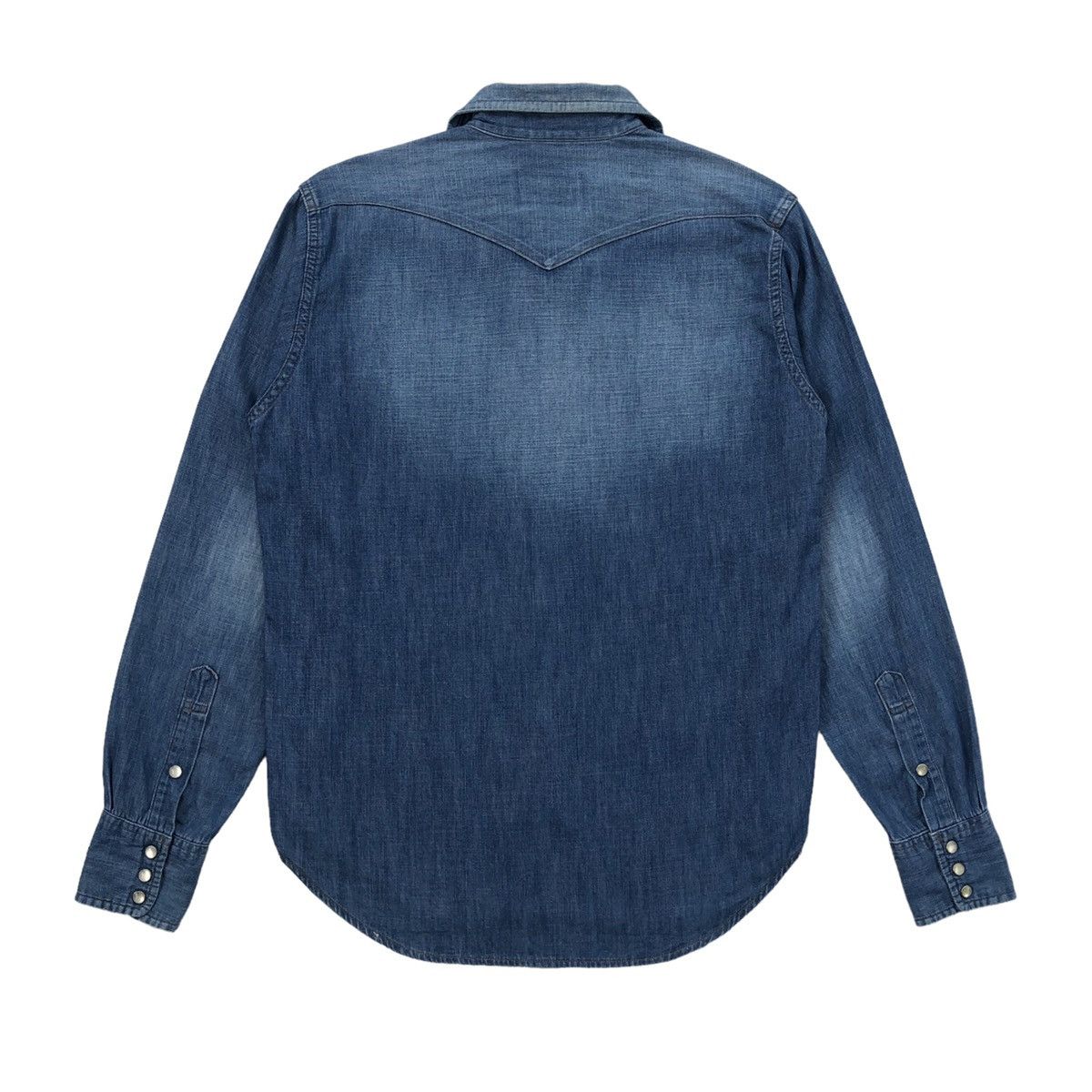 CABANE de ZUCCa CABANE de Zucca Western Snap Button Denim Shirt Size US M / EU 48-50 / 2 - 15 Thumbnail